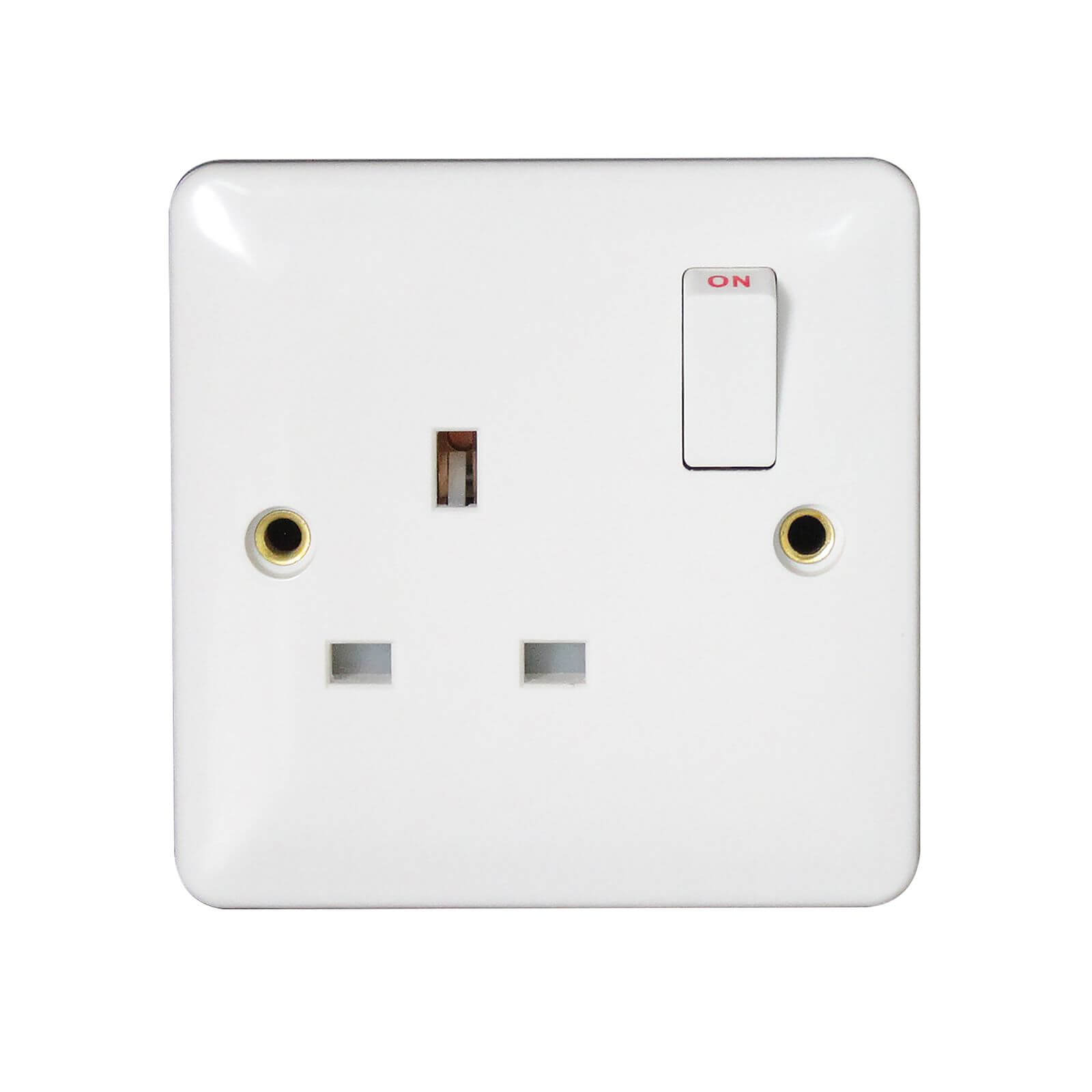 Photo of 1 Gang Switched Single Pole Socket - 13a