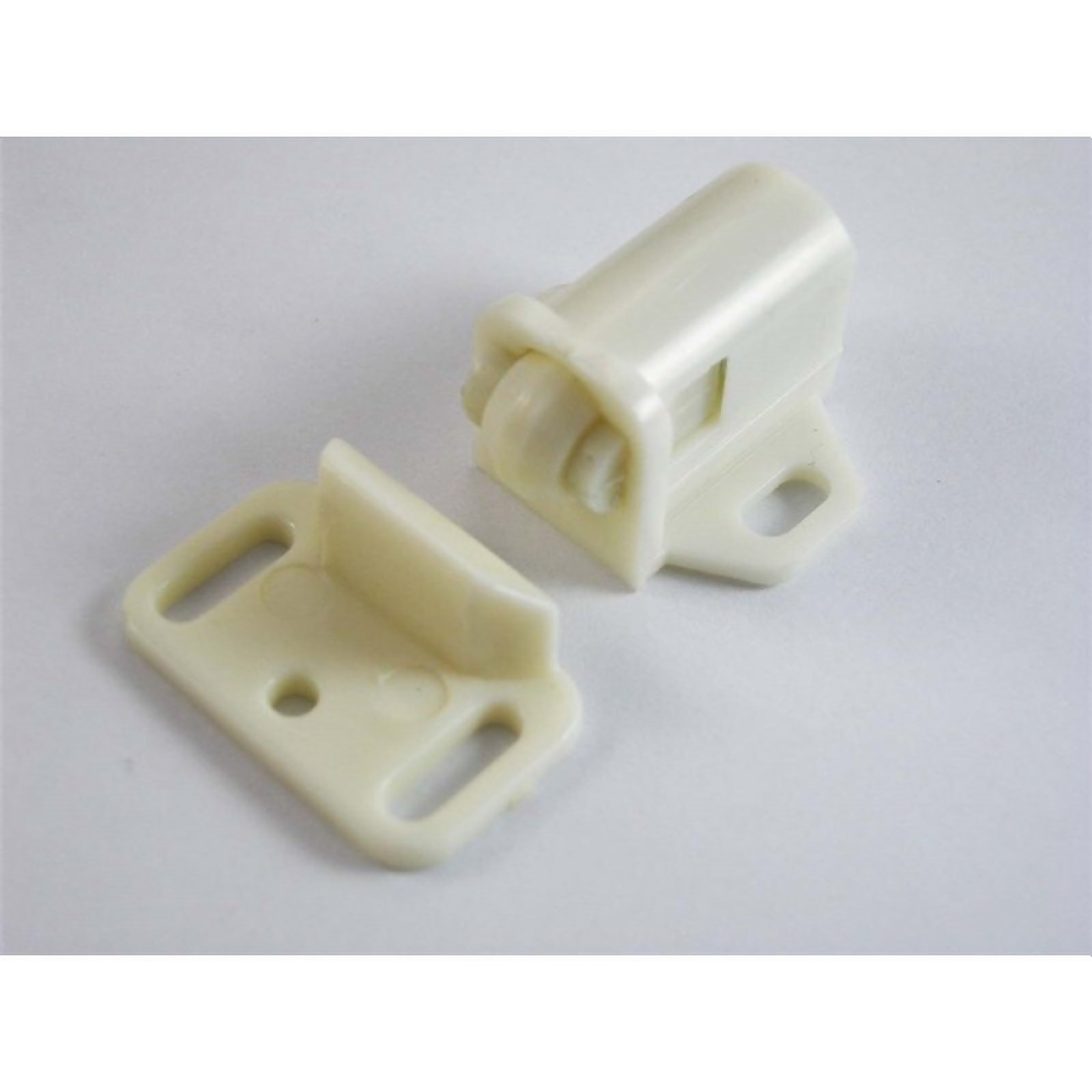 Photo of Surface Catch - White - 16mm - 2 Pack