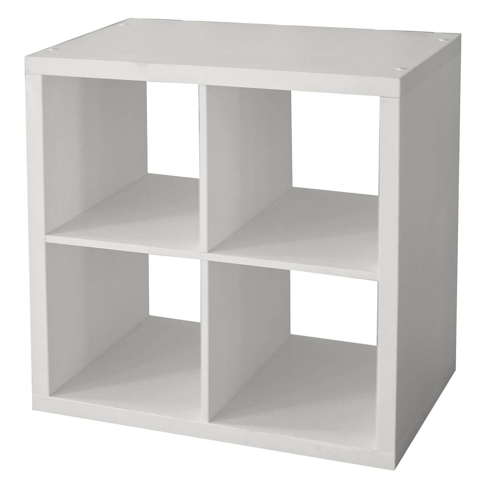 Clever Cube 2X2 Storage Unit - White