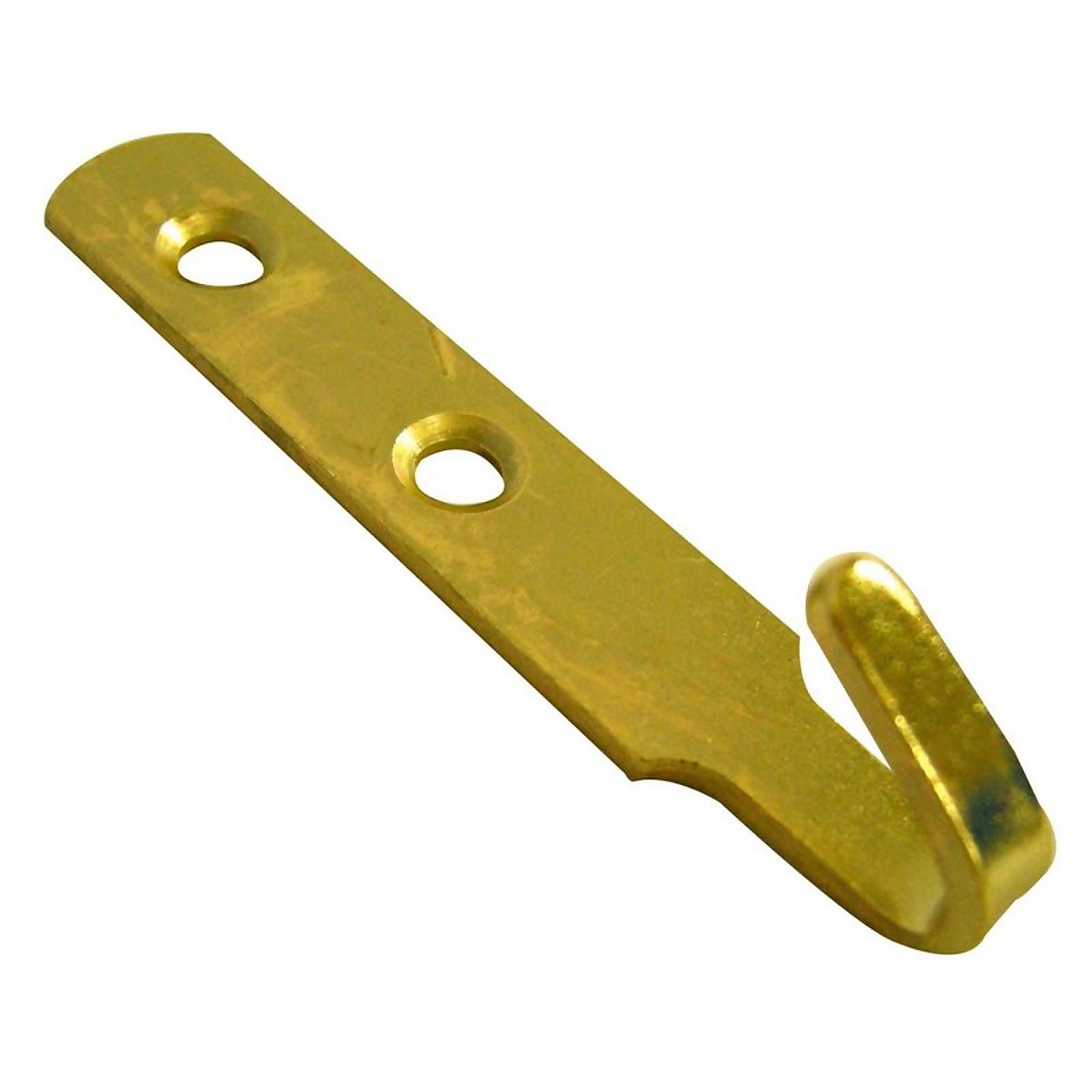 Photo of Large J Picture Hooks - Brass - 2 Pack