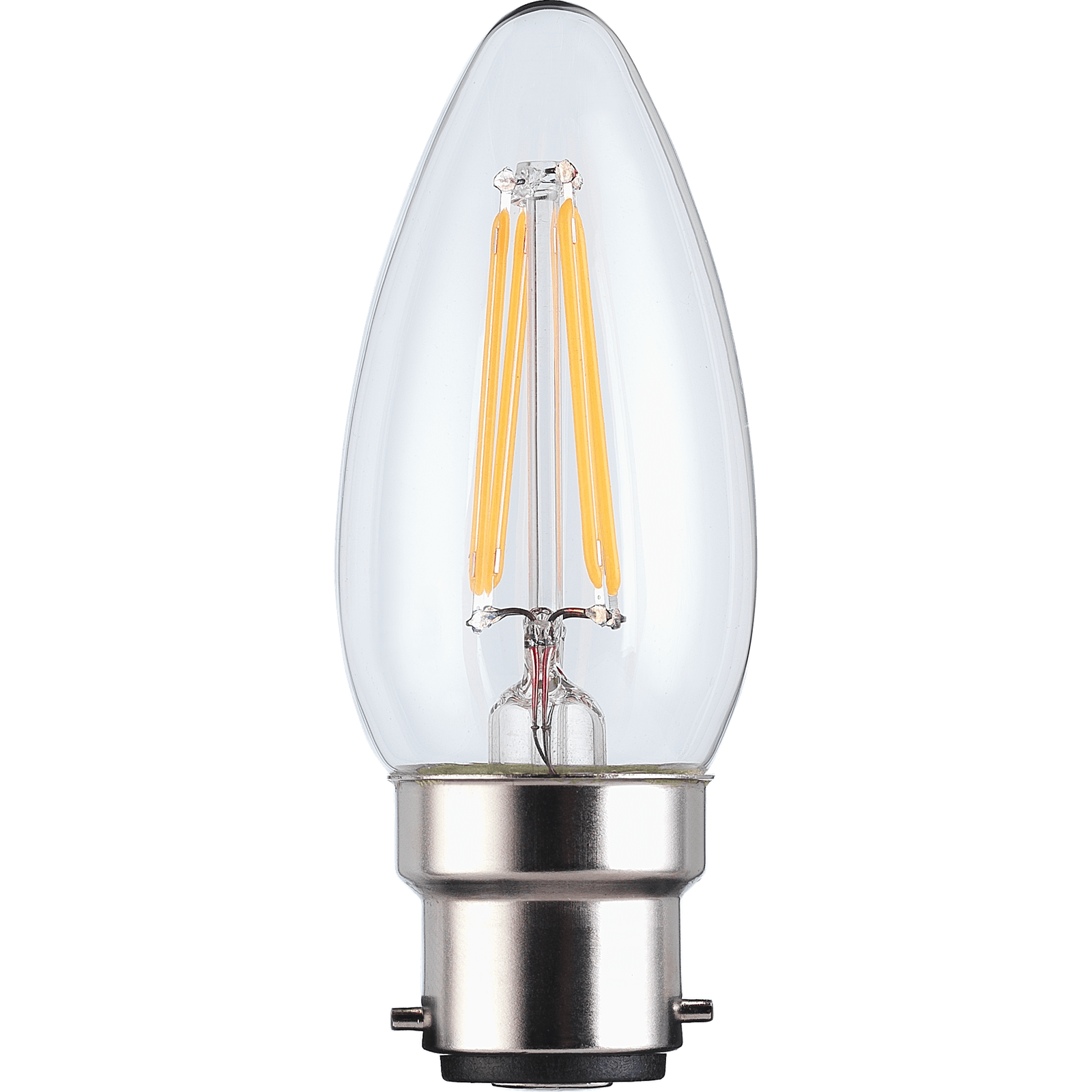 Photo of Tcp Led Filament Clear Candle 4.5w B22 Dimmable Light Bulb