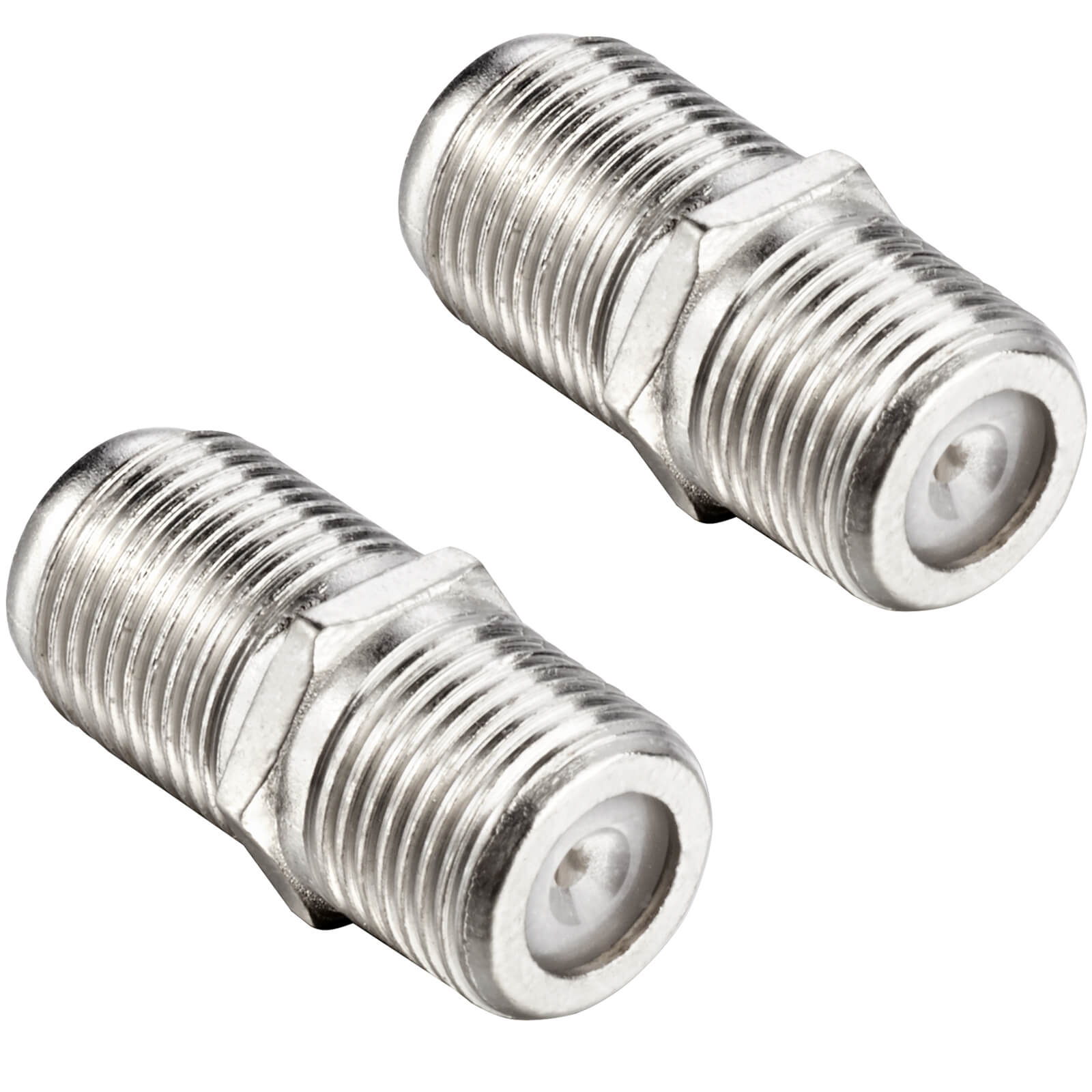 Photo of Ross Satellite Cable Couplers Nickel 2 Pack