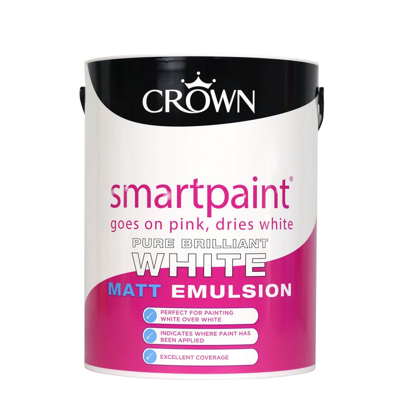 Photo of Crown Brilliant White Smartpaint- Matt Emulsion 5l