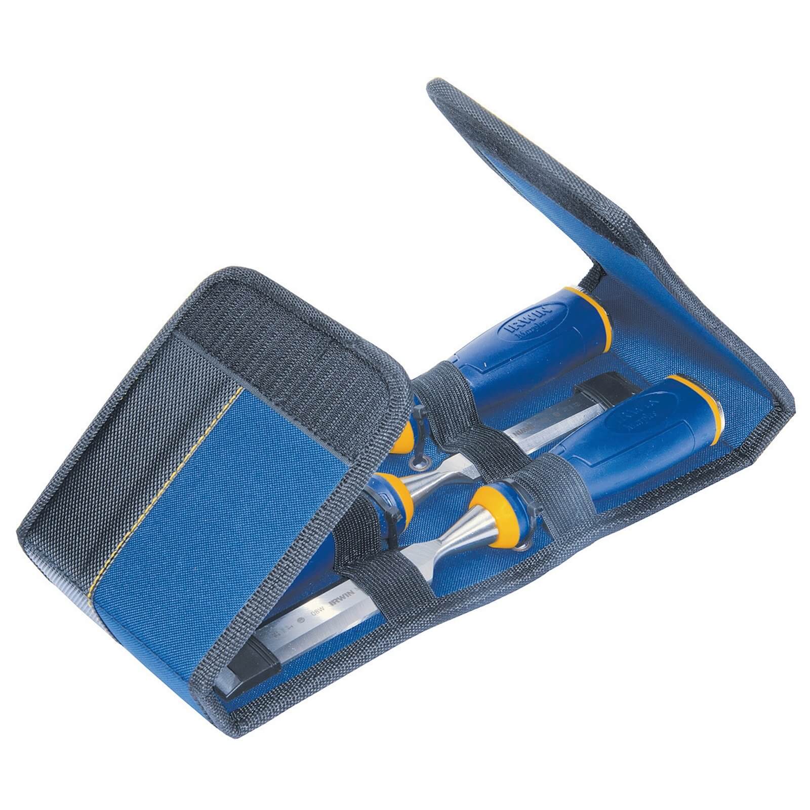 Irwin Marples MS500 All-Purpose Chisel Set with Striking Cap - 4 Piece