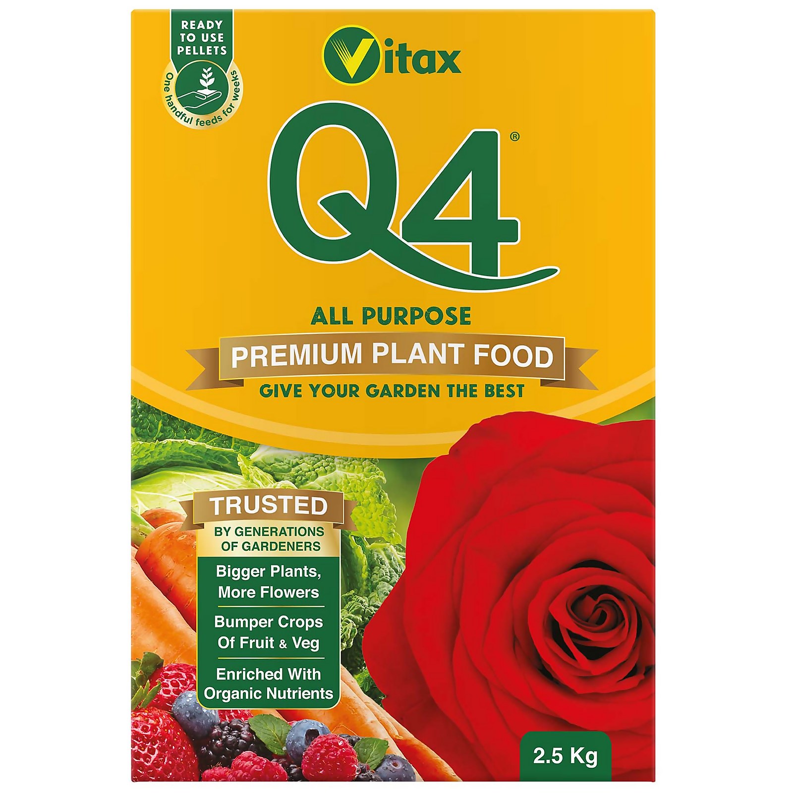 Photo of Vitax Q4 Premium Fertiliser 2.5kg