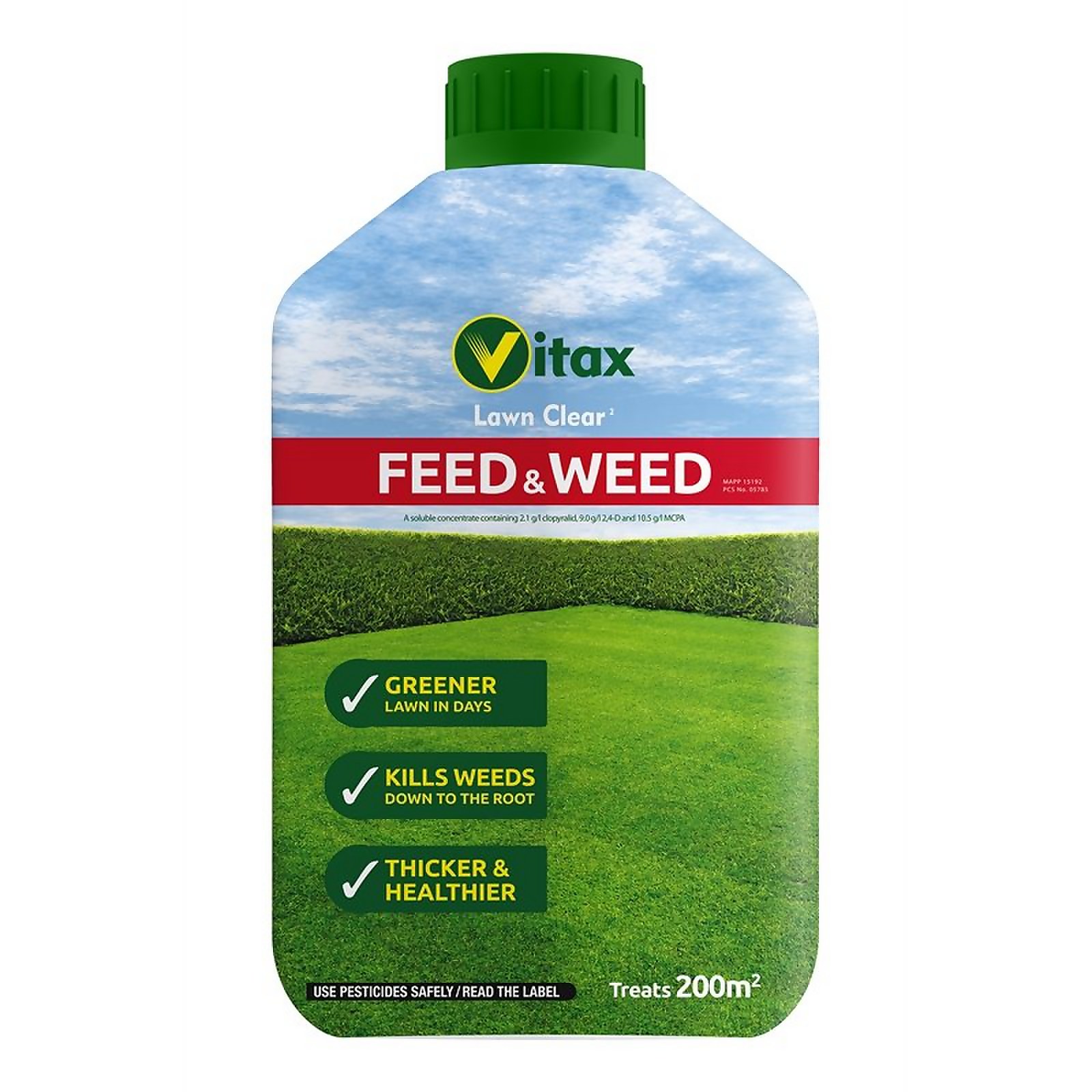 Photo of Vitax Green Up Feed And Weed 1l - 200m²