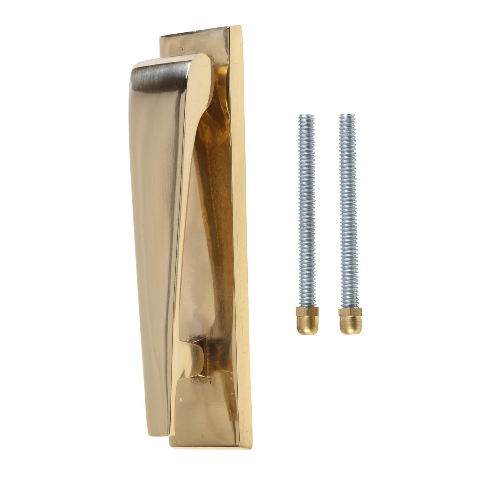 Photo of Plain Door Knocker - Polished Brass