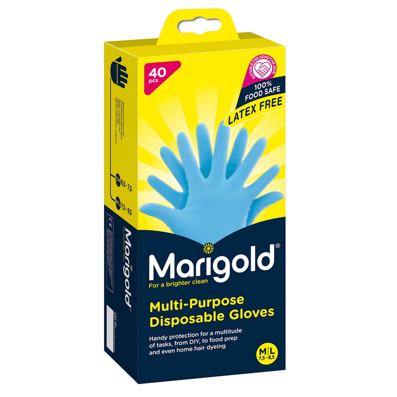 Photo of Marigold Multi-purpose Disposable Nitrile Gloves- Pack Of 40