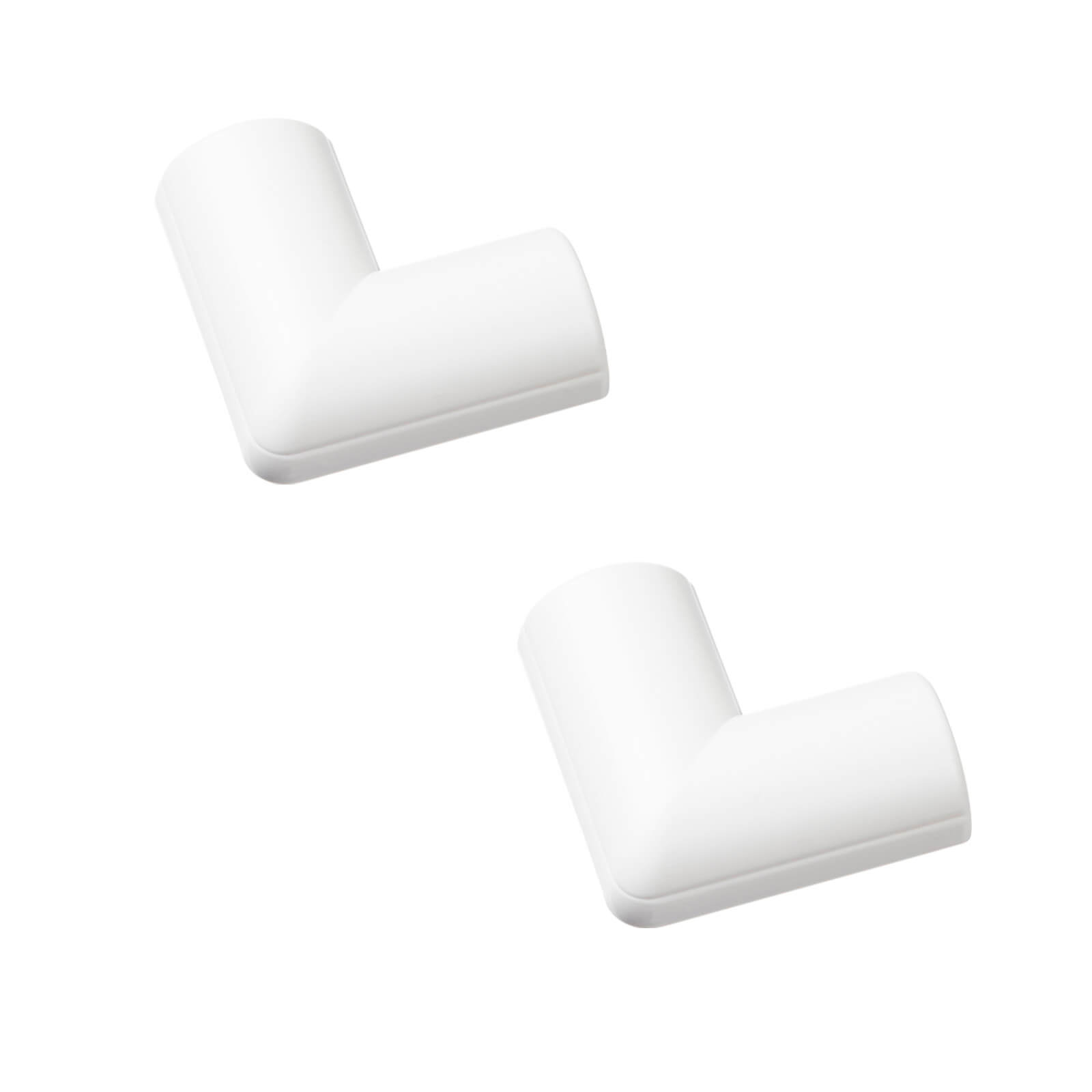 Photo of D-line Mini Decorative Trunking Clip Over Flat Bends 2 Pack 30mm X 15mm White
