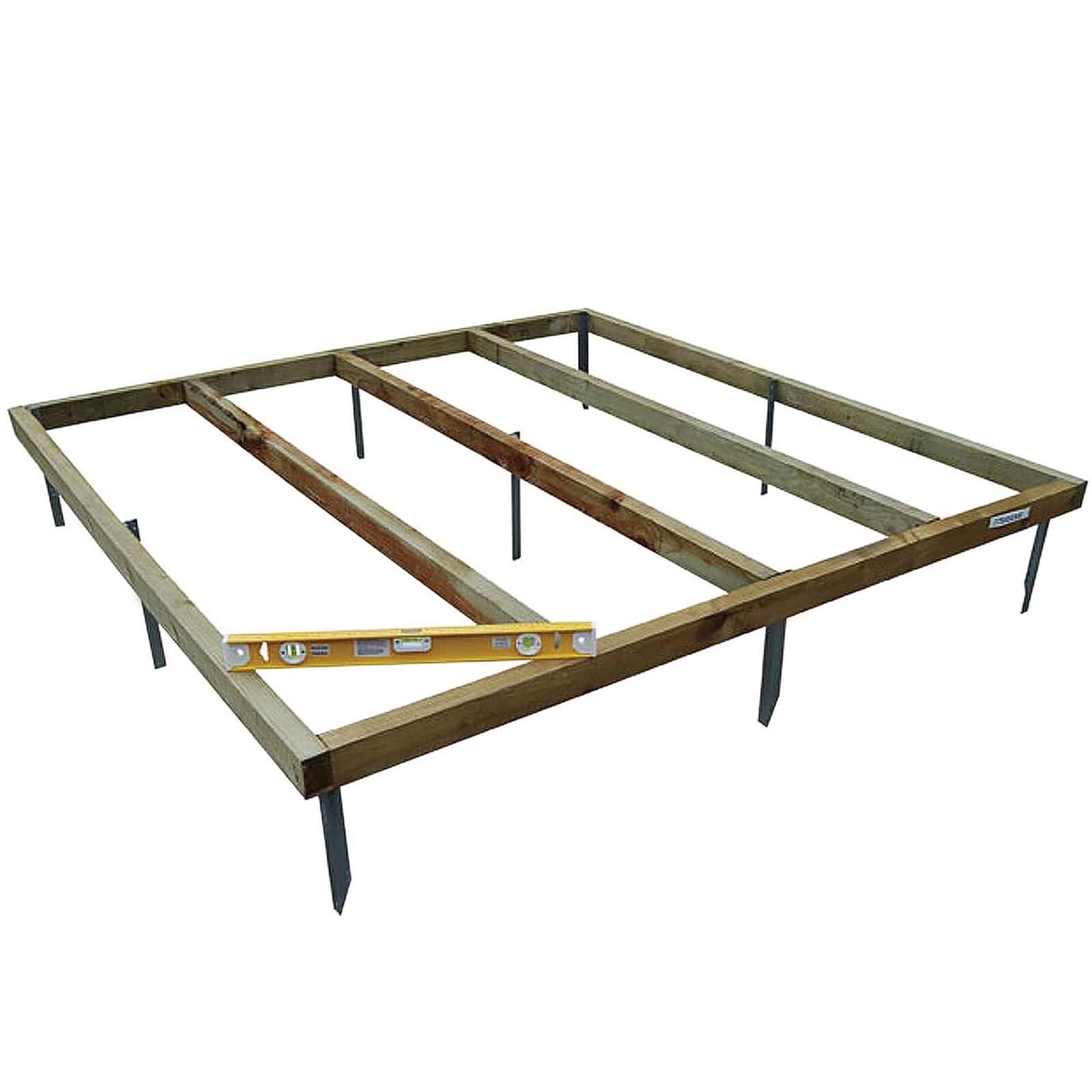 Forest Garden - 7x5ft Forest Wooden Shed Base for Forest Shiplap and Tongue & Groove Sheds - incl. Installation thumbnail