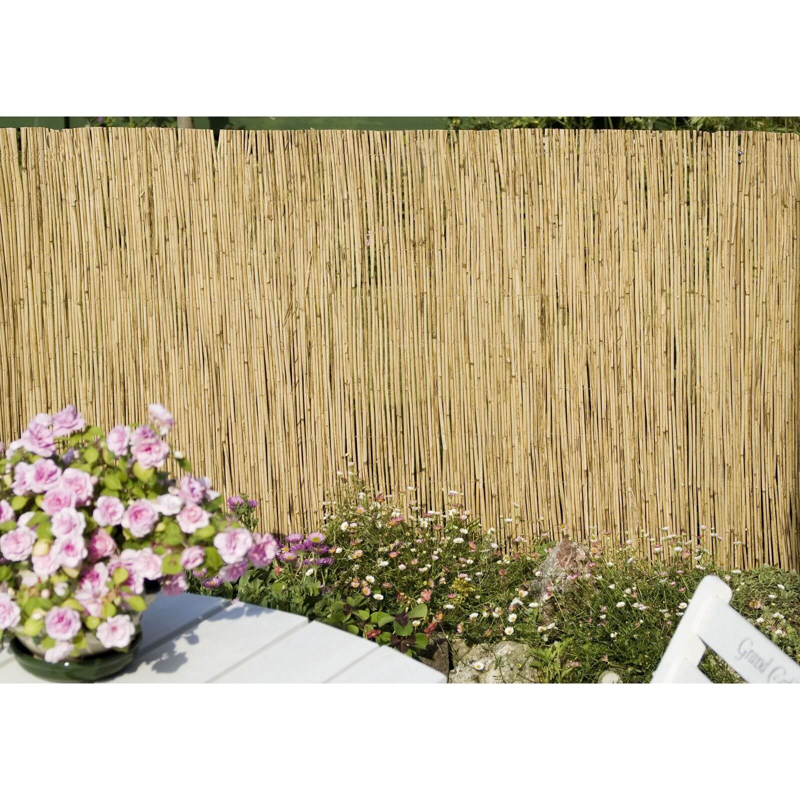 Photo of Homebase Sprout Reed Garden Screening - 4 X 1m