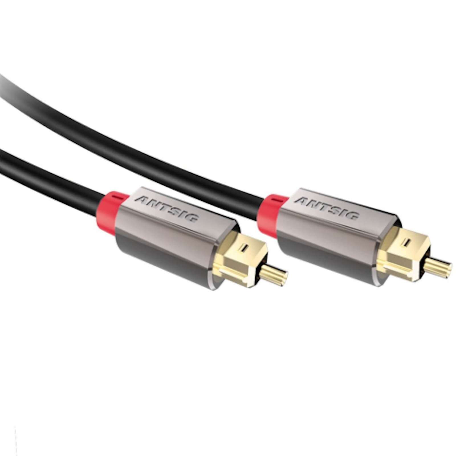 Photo of Antsig Toslink Premium Fibre Optic Audio Cable 2m