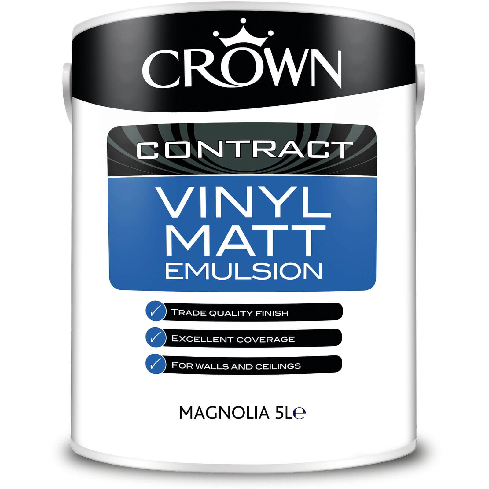 Photo of Crown Magnolia Contract Paint - Vinyl Matt - 5l