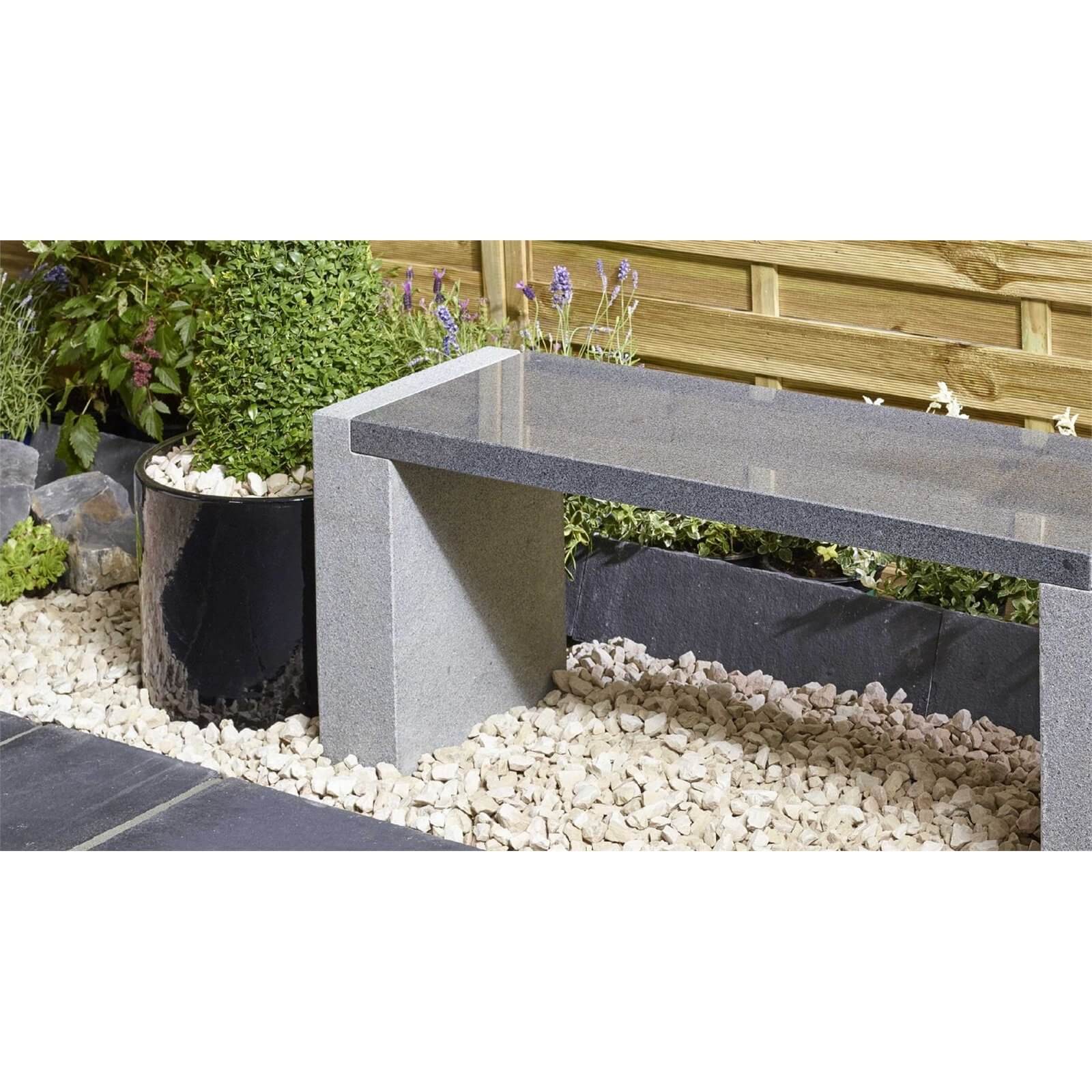 Photo of Stylish Stone Natural Stone Coping Or Edging - Charcoal
