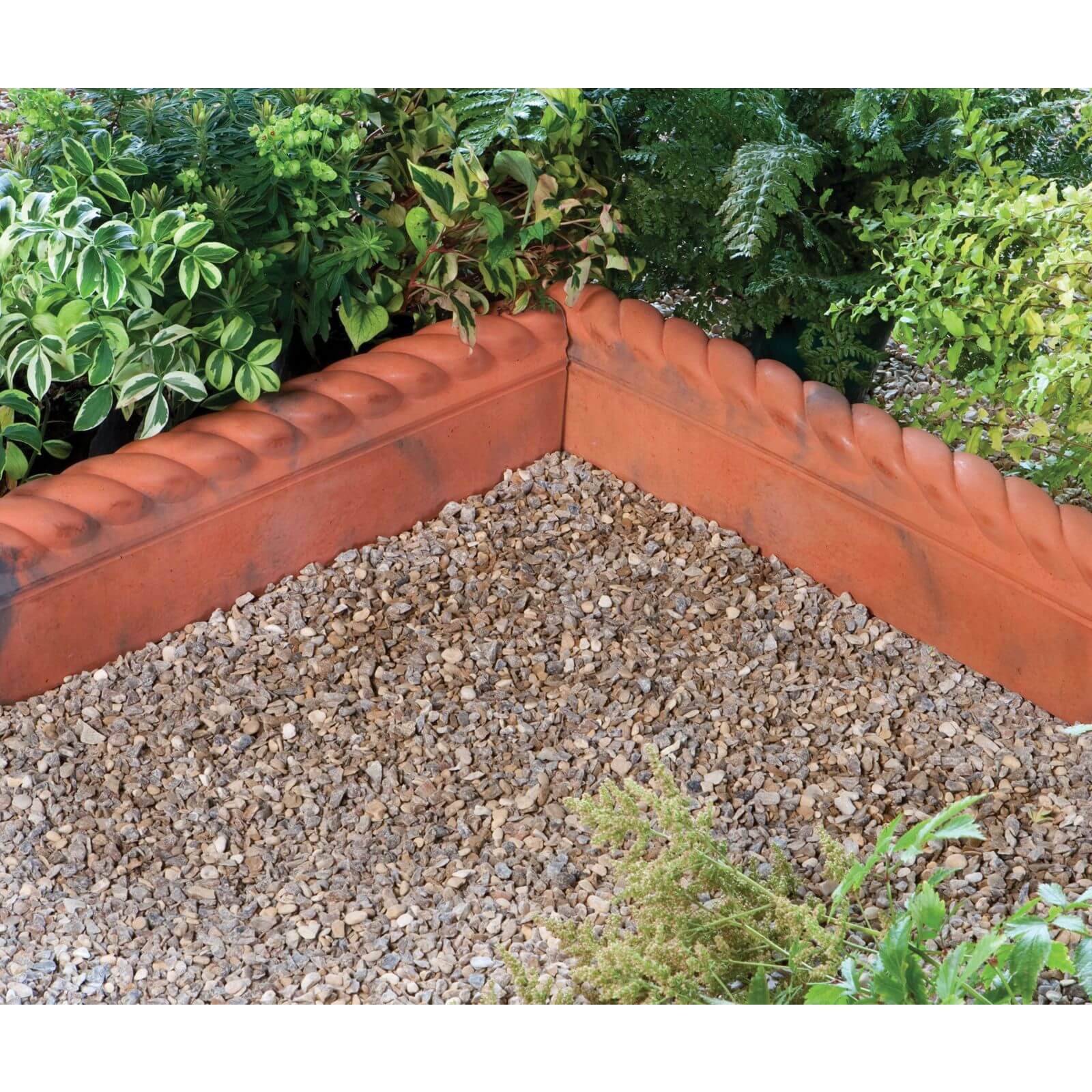 Rasenkante aus Stein, 57,5cm x 14,5cm