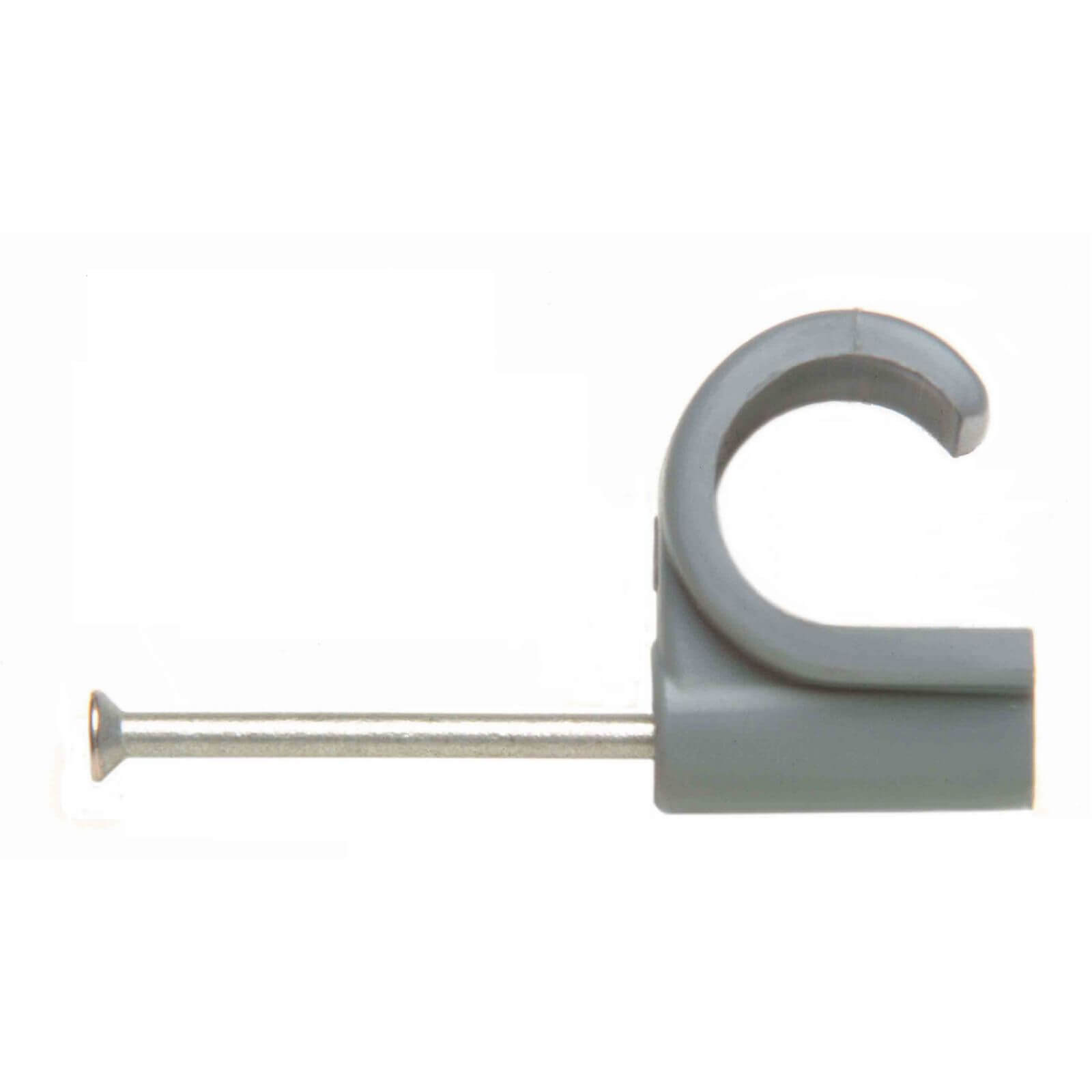 Photo of Oracstar Nail In Pipe Clips - 15mm - Grey - 20 Pack