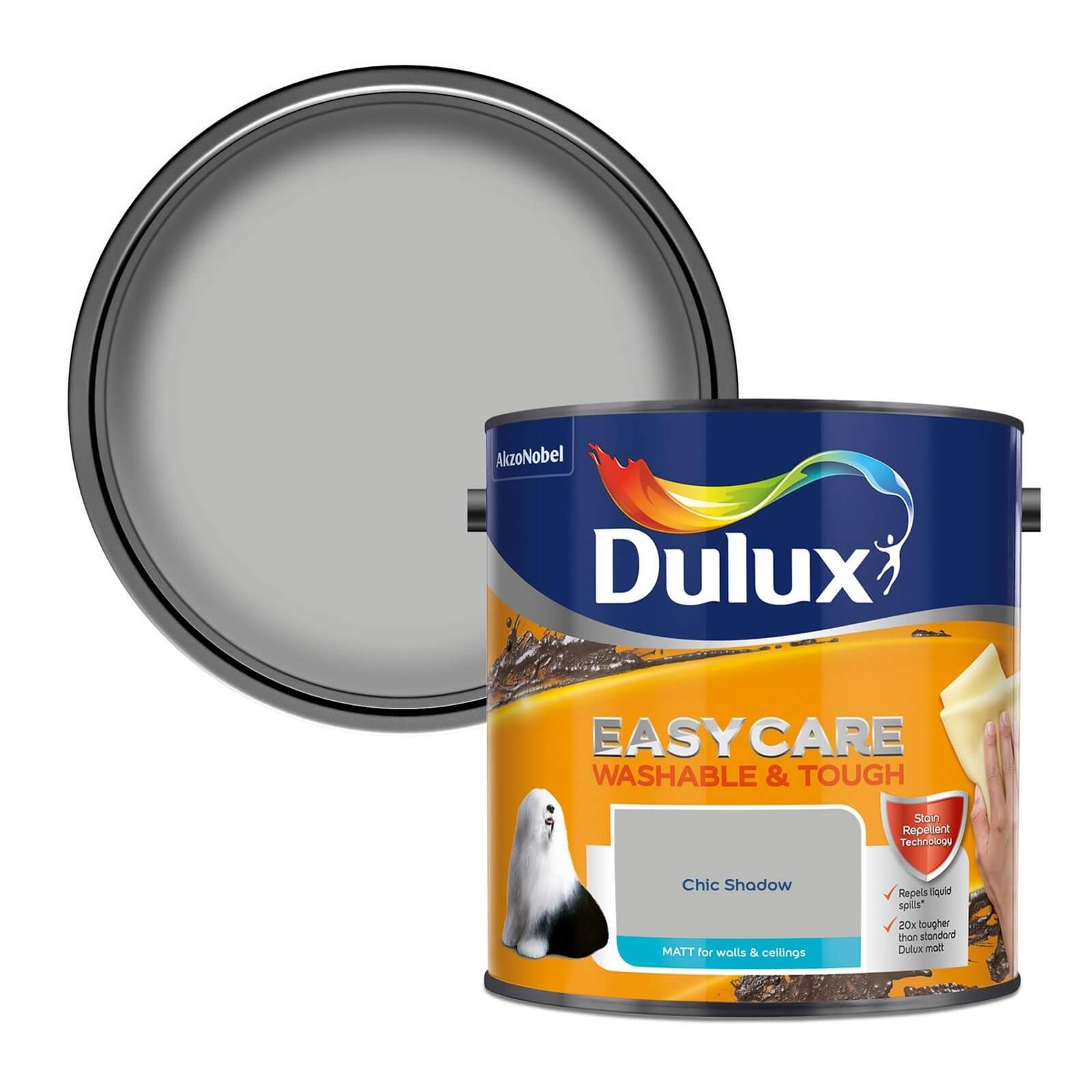 Dulux Easycare Washable & Tough Matt Paint Chic Shadow - 2.5L
