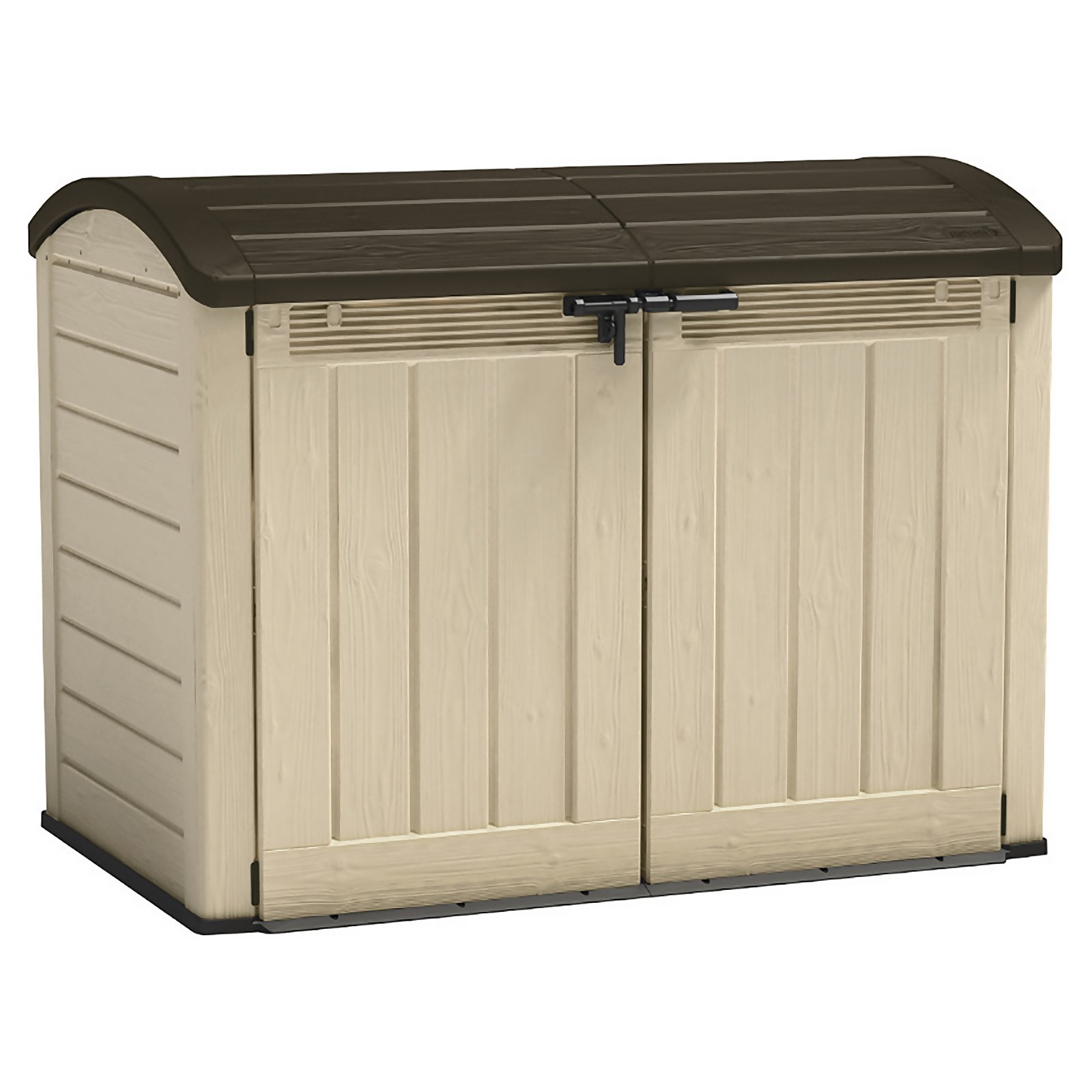 Keter Store it Out Ultra Outdoor Garden Storage Shed 2000L- Beige & Brown