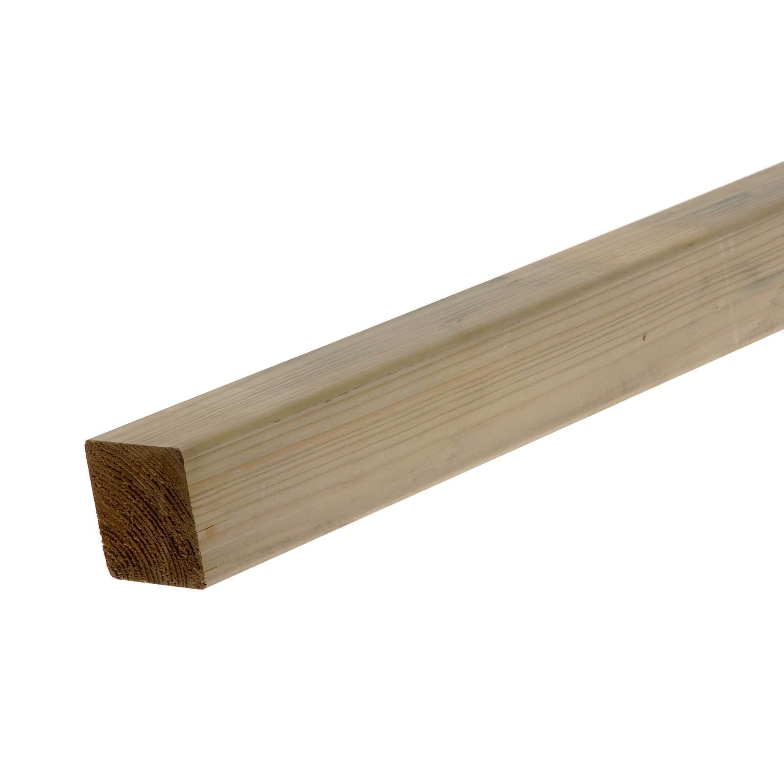 Photo of Metsa Sawn Planed Stick Softwood Timber R4c 2.4m -50mm X 50mm X 2400mm-