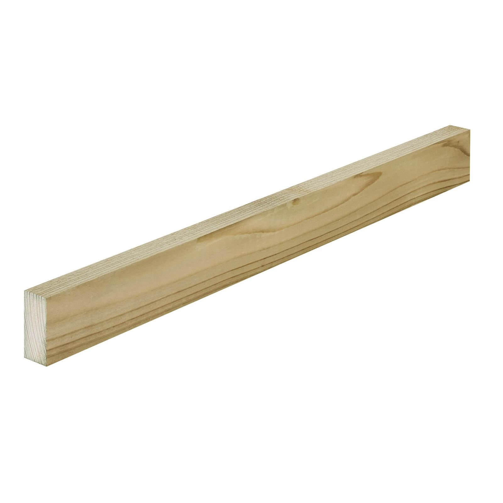 Photo of Metsa Sawn Treated Stick Softwood Timber 1.8m -22mm X 50mm X 1800mm-