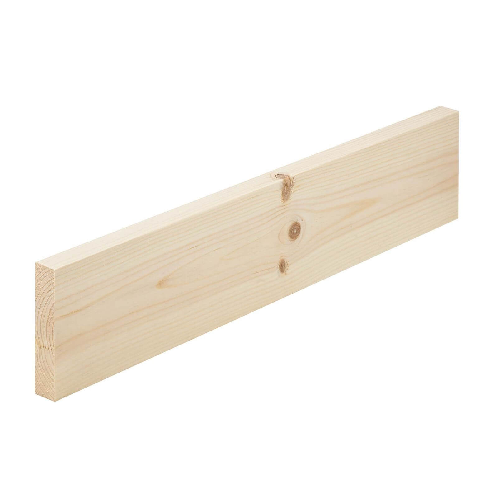 Photo of Metsa Planed Square Edge Stick Softwood Timber 2.4m -22mm X 100mm X 2400mm-