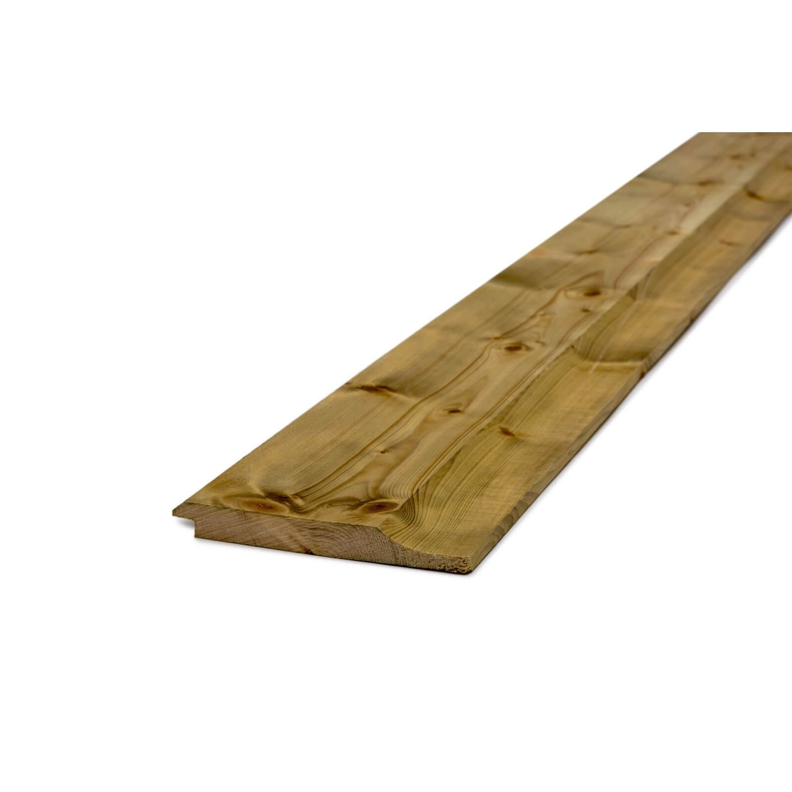 Photo of Treated Shiplap Cladding 18 X 119mm X 2.4m - Pack Of 5