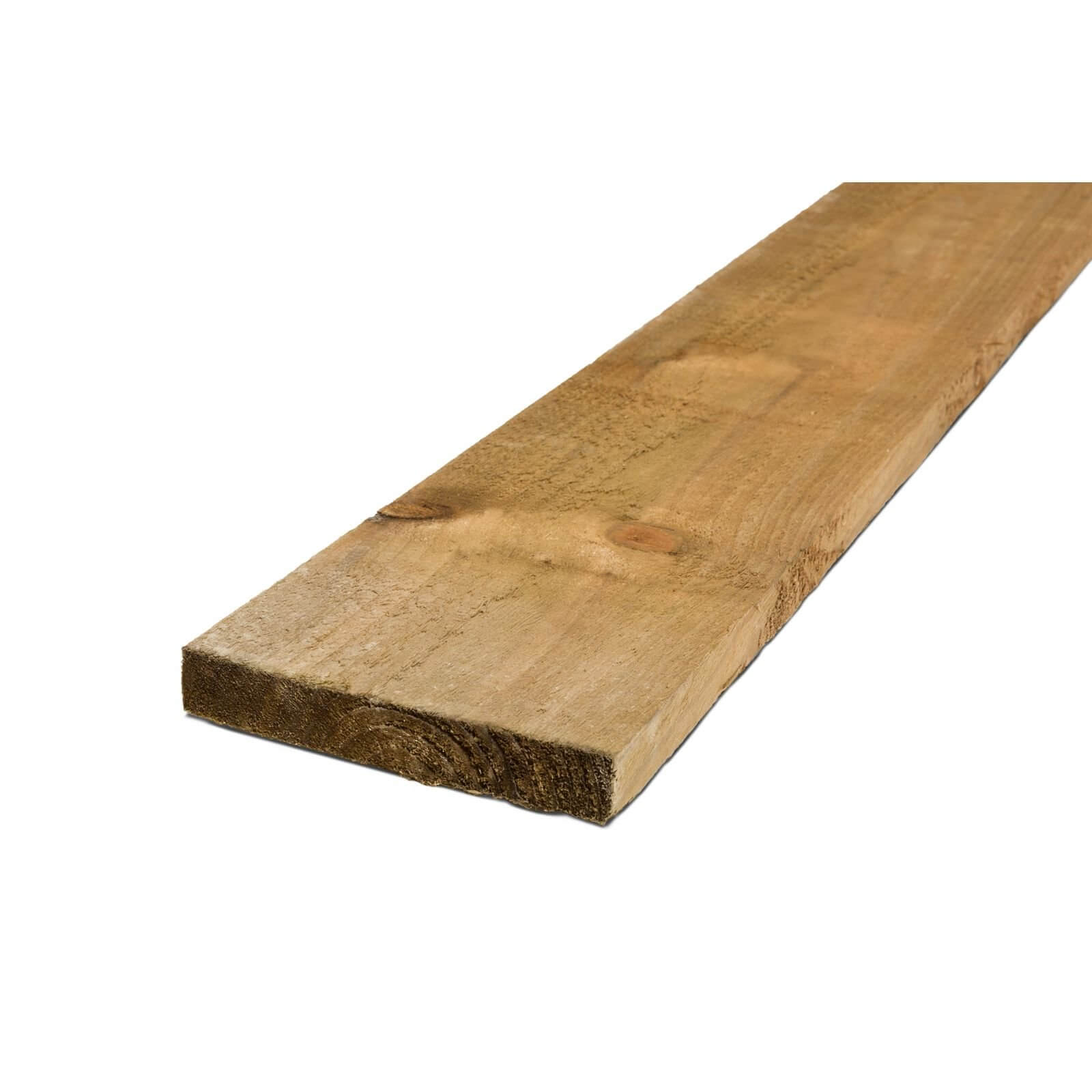 Photo of Metsa Gravel Board Green Wood Fence Board 1.8m -22mm X 150mm X 1830mm-