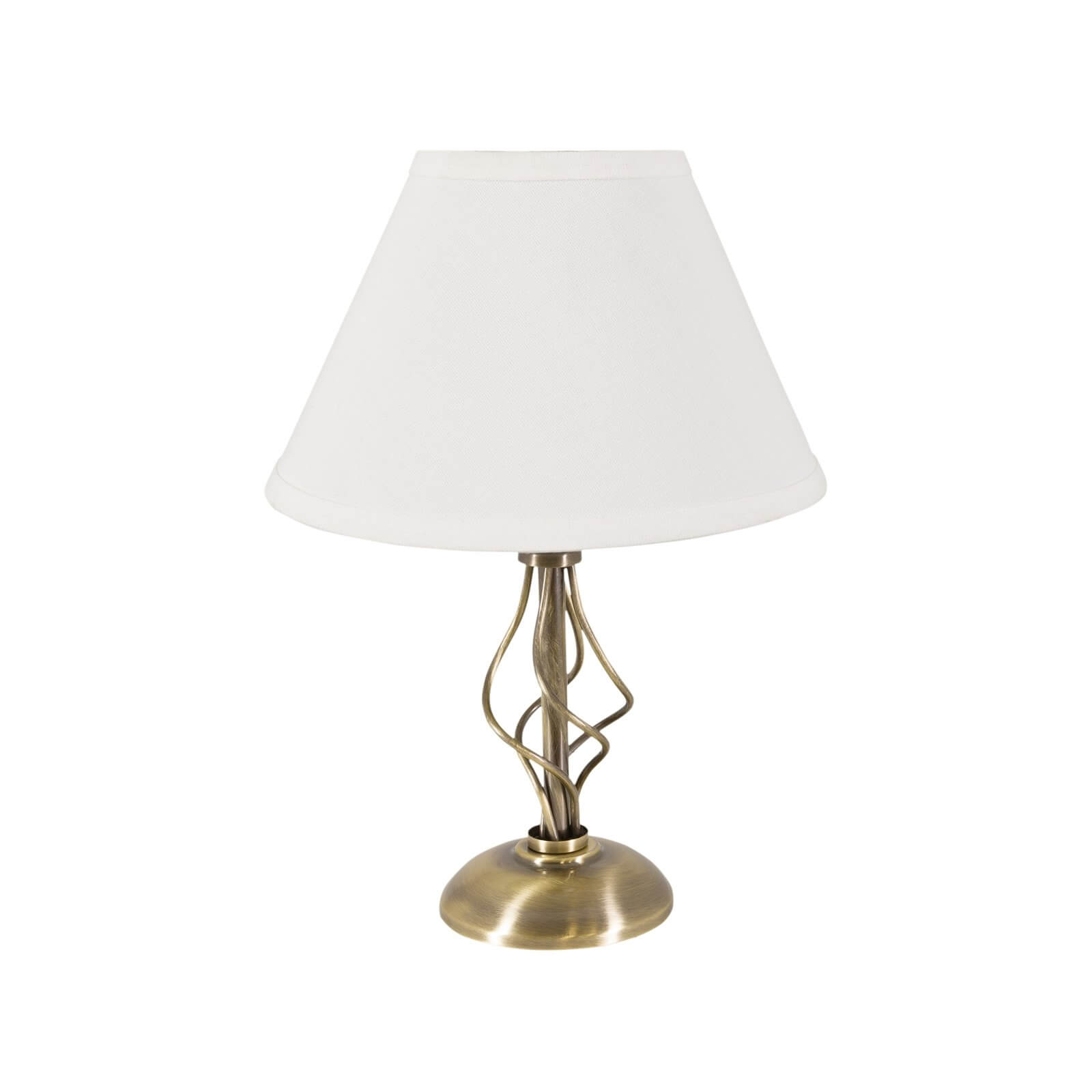 Photo of Darcie Antique Brass Table Lamp