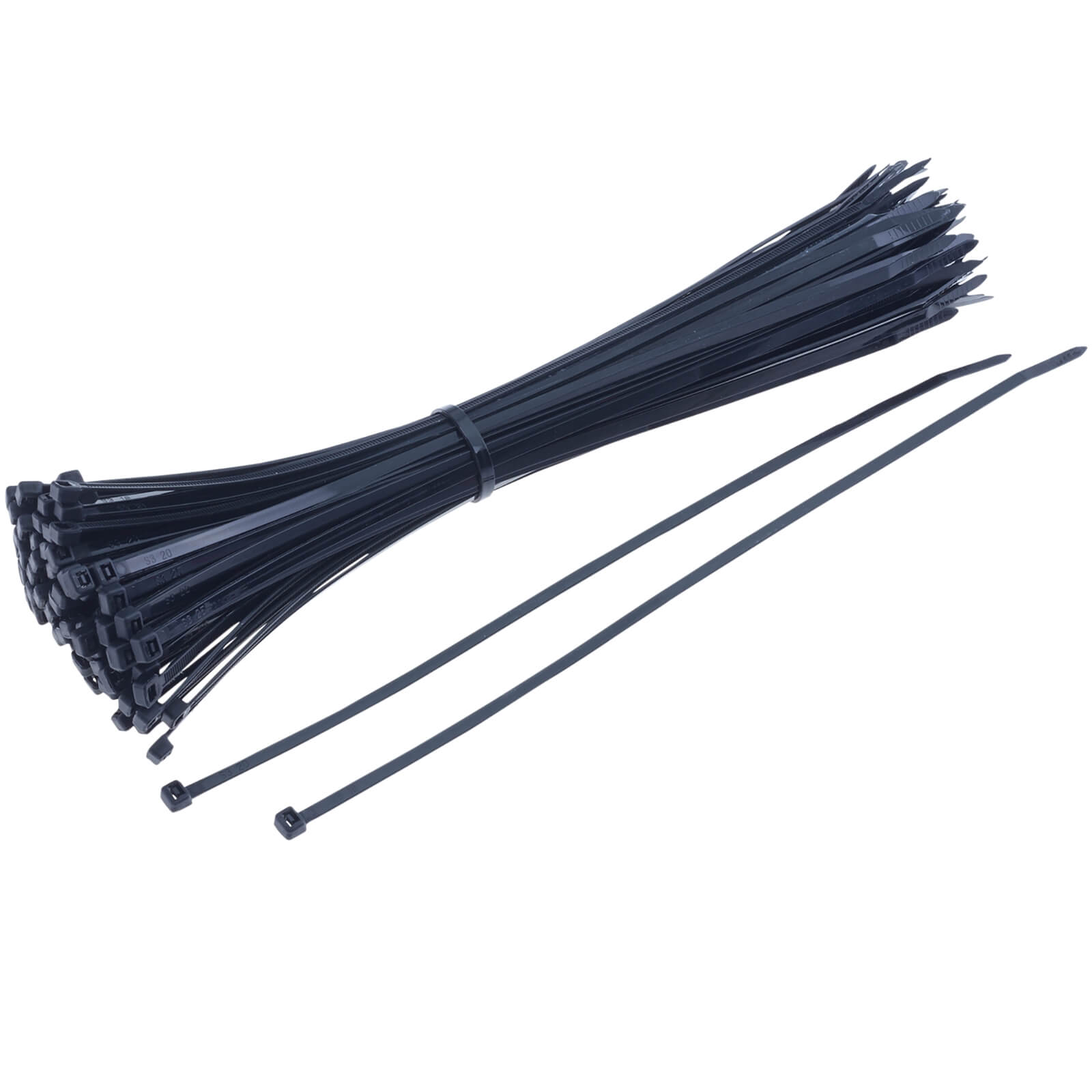 Photo of Masterplug Cable Ties 300 X 4.8mm Black 100 Pack