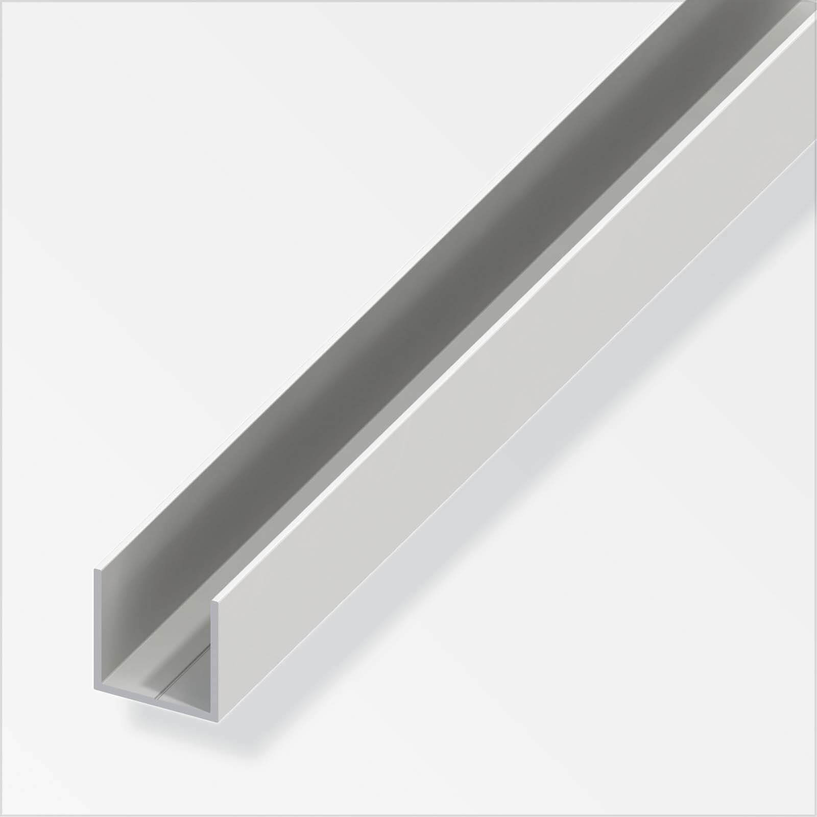 Photo of Pvc Square U Combitech Profile - 1m X 11.5 X 11.5mm