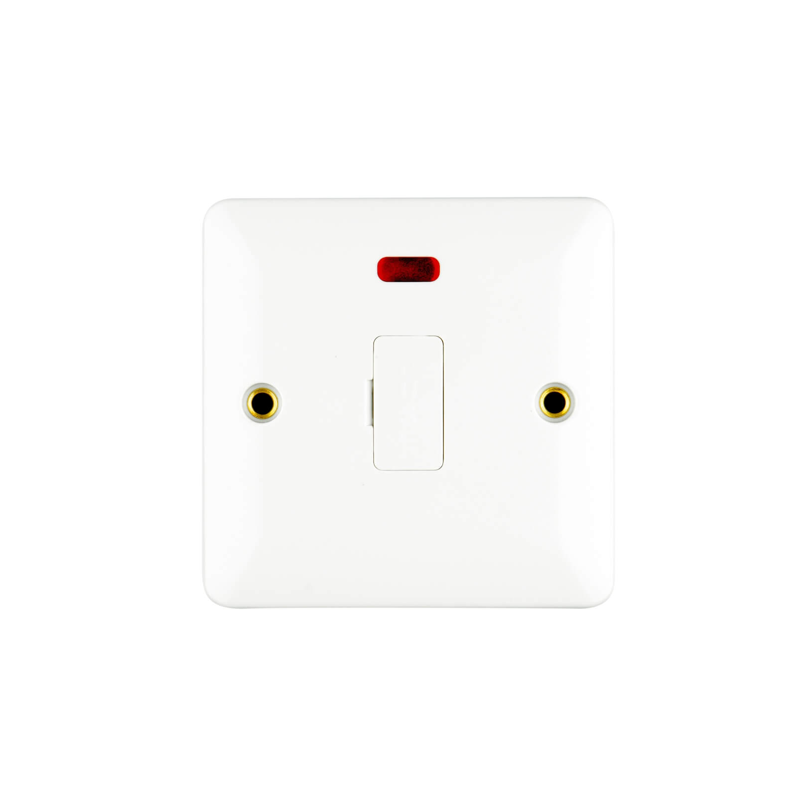 Photo of Arlec Slim Line 13a Unswitched Fused Connection Unit With Flex Outlet And Neon Indicator White