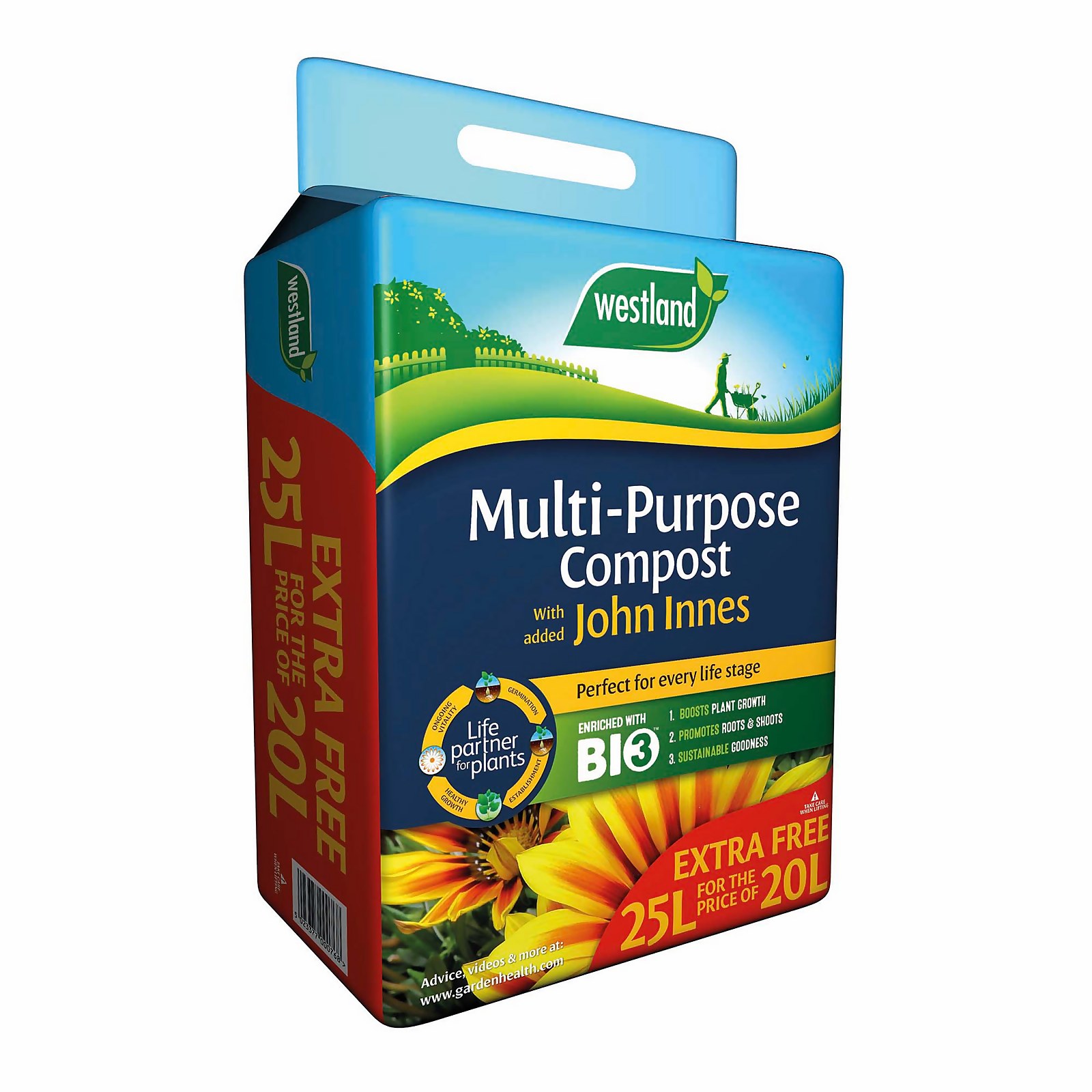 Photo of Westland Mulit-purpose Compost With Added John Innes - 20l +25 Extra Free
