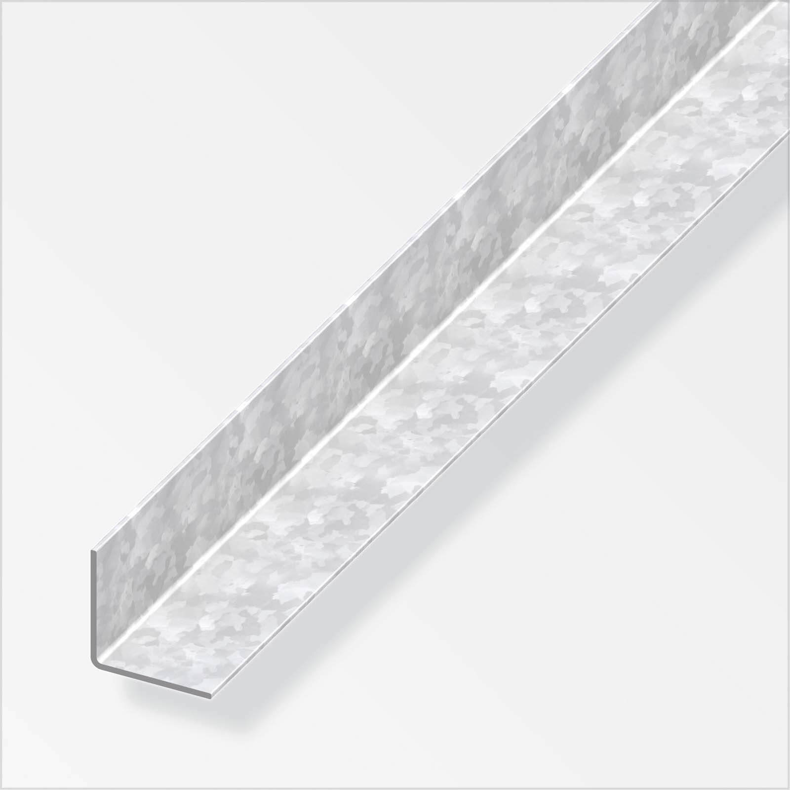 Photo of Galvanised Steel Equal Angle Profile - 1m X 23.5 X 23.5mm