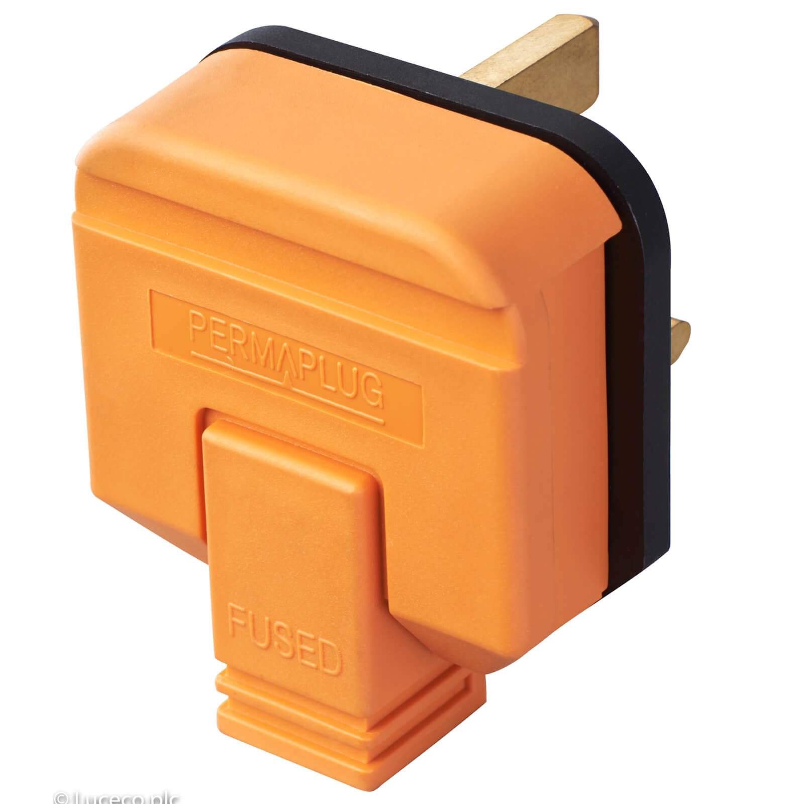 Photo of Masterplug 13a Heavy Duty Rewirable Plug Socket Orange