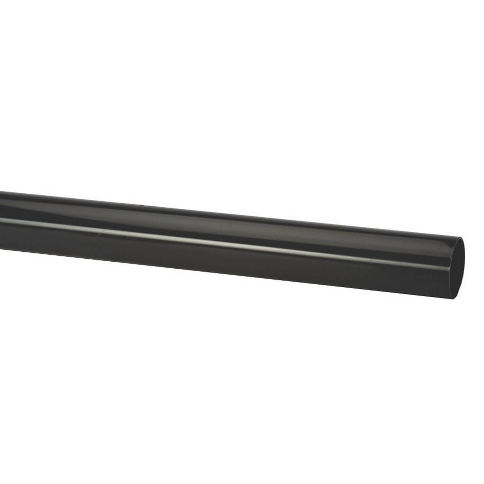 Photo of Polypipe Round Downpipe - 50mm X 2m - Black