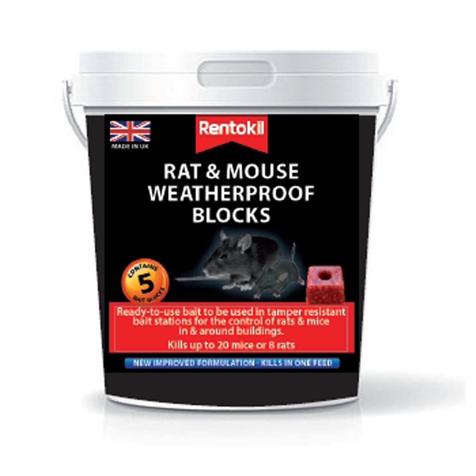 Photo of Rentokil Rat & Mouse Bait Blocks -pack Of 5-