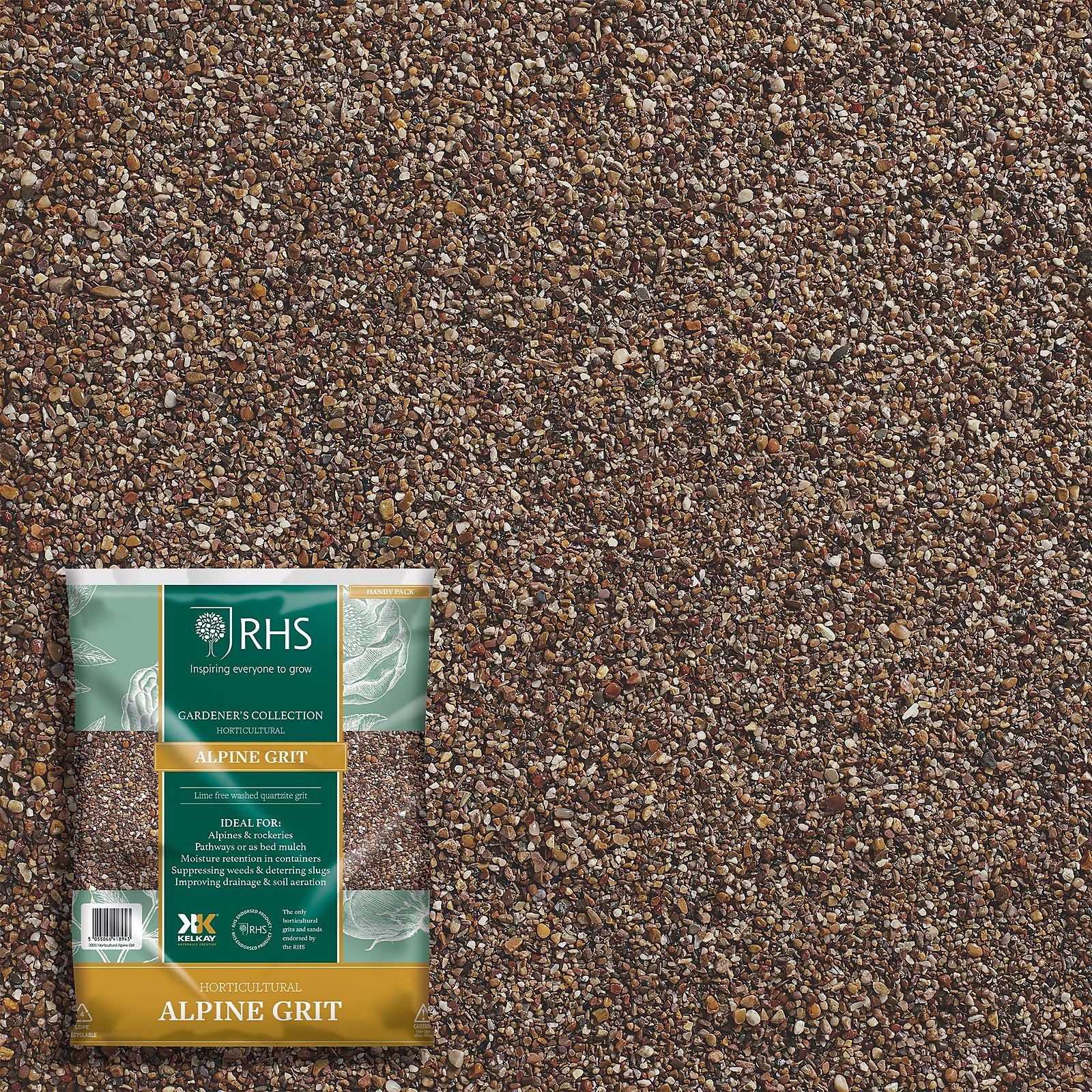 Photo of Stylish Stone Rhs Horticultural Alpine Grit - Handy Pack