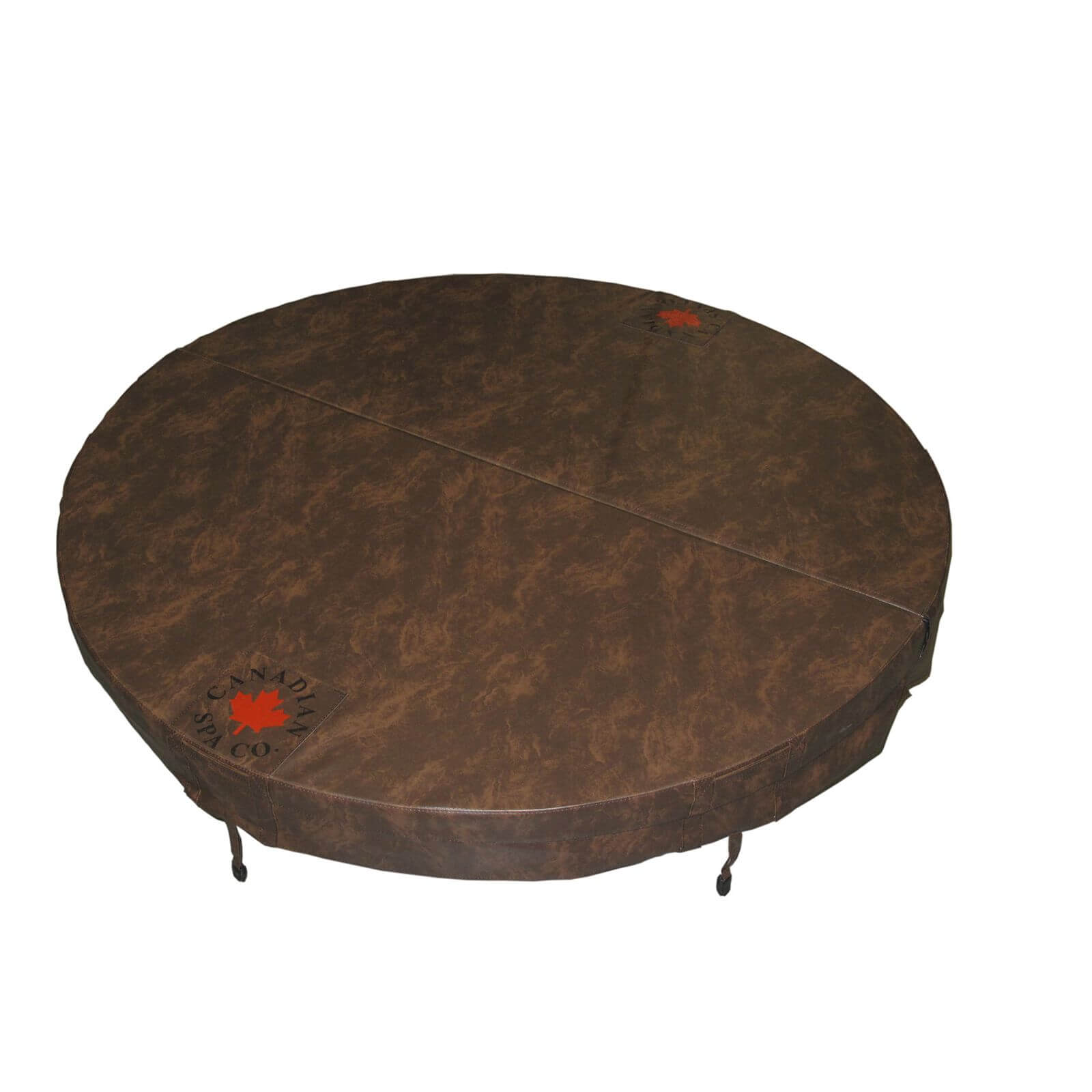 Photo of Canadian Spa Round Hot Tub Cover - Brown / 198cm Diameter