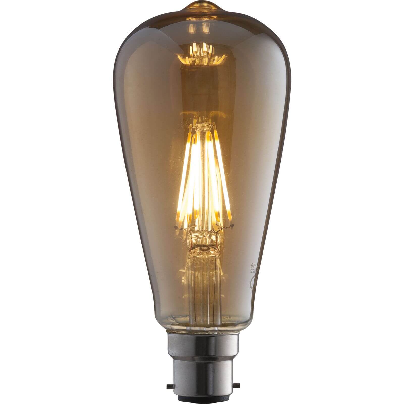 Photo of Led Filament St64 6w B22 Vintage Light Bulb