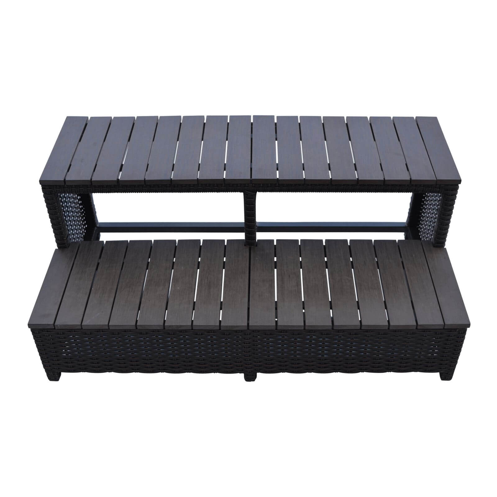 Canadian Spa Rattan Square Spa Step for 90in Hot Tub