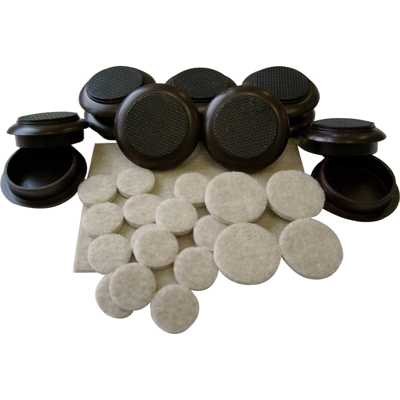 Photo of Felt Pads And Castor Cups - 59 Pack