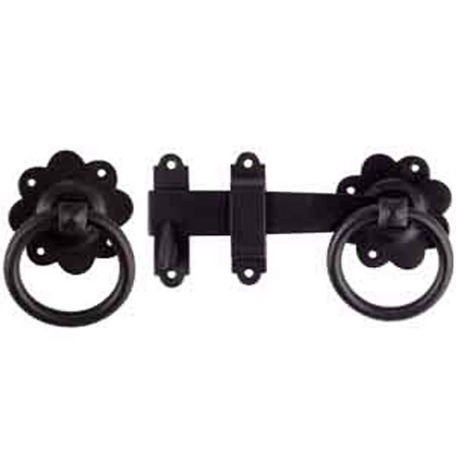 Photo of Ring Handled Gate Latch - Black - 152mm