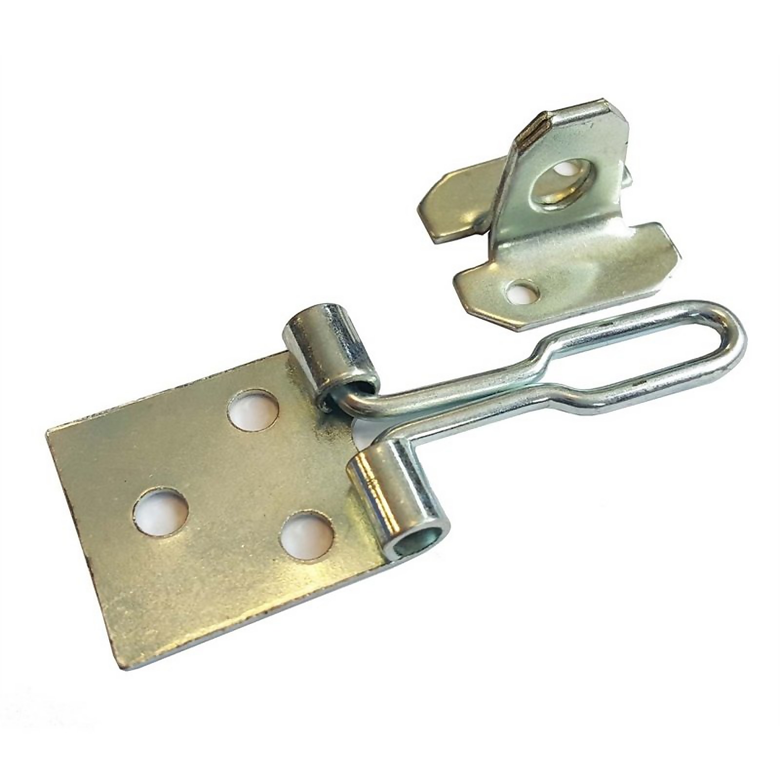 Photo of Wire Hasp & Staple - Zinc Plated - 76mm