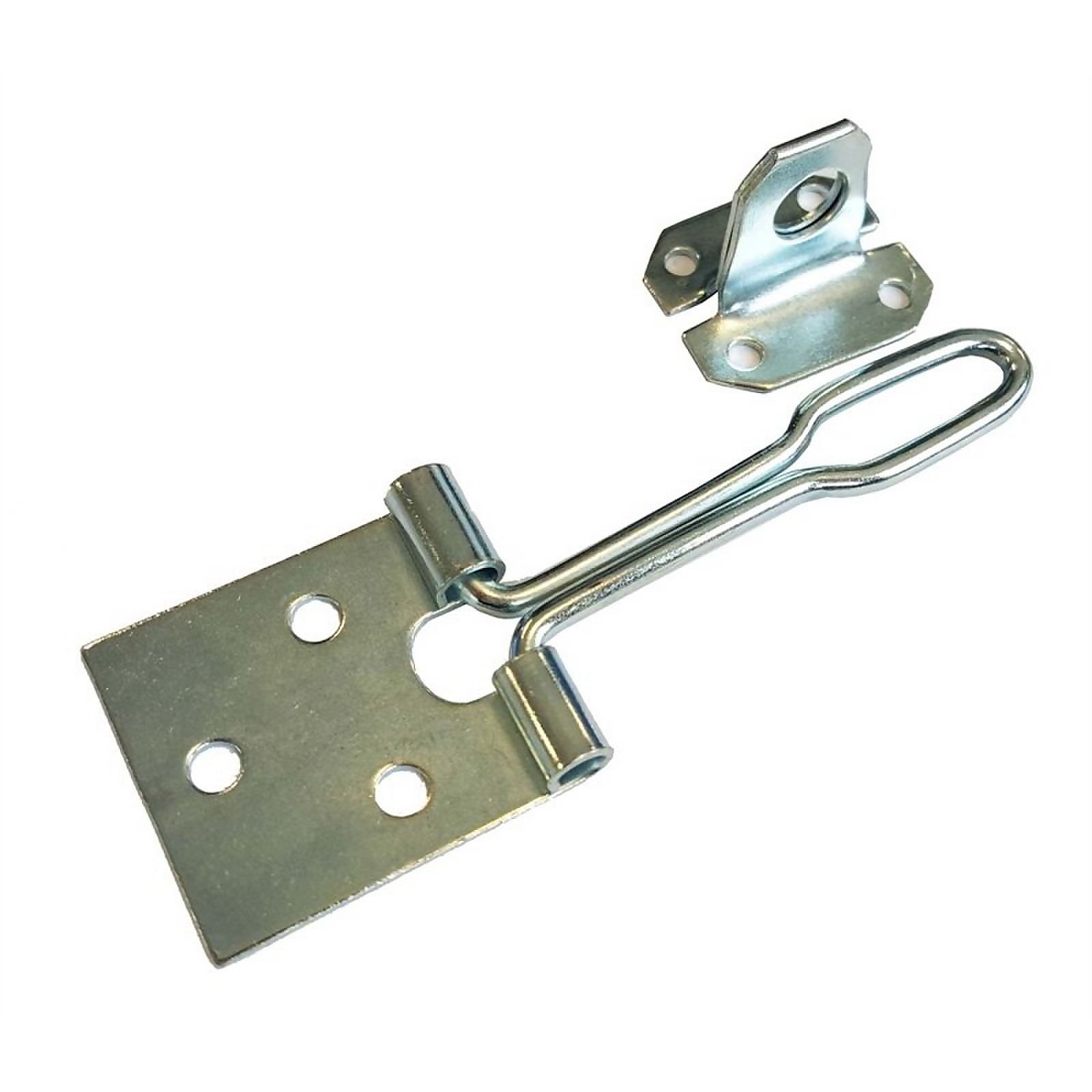 Photo of Wire Hasp & Staple - Zinc Plated - 102mm