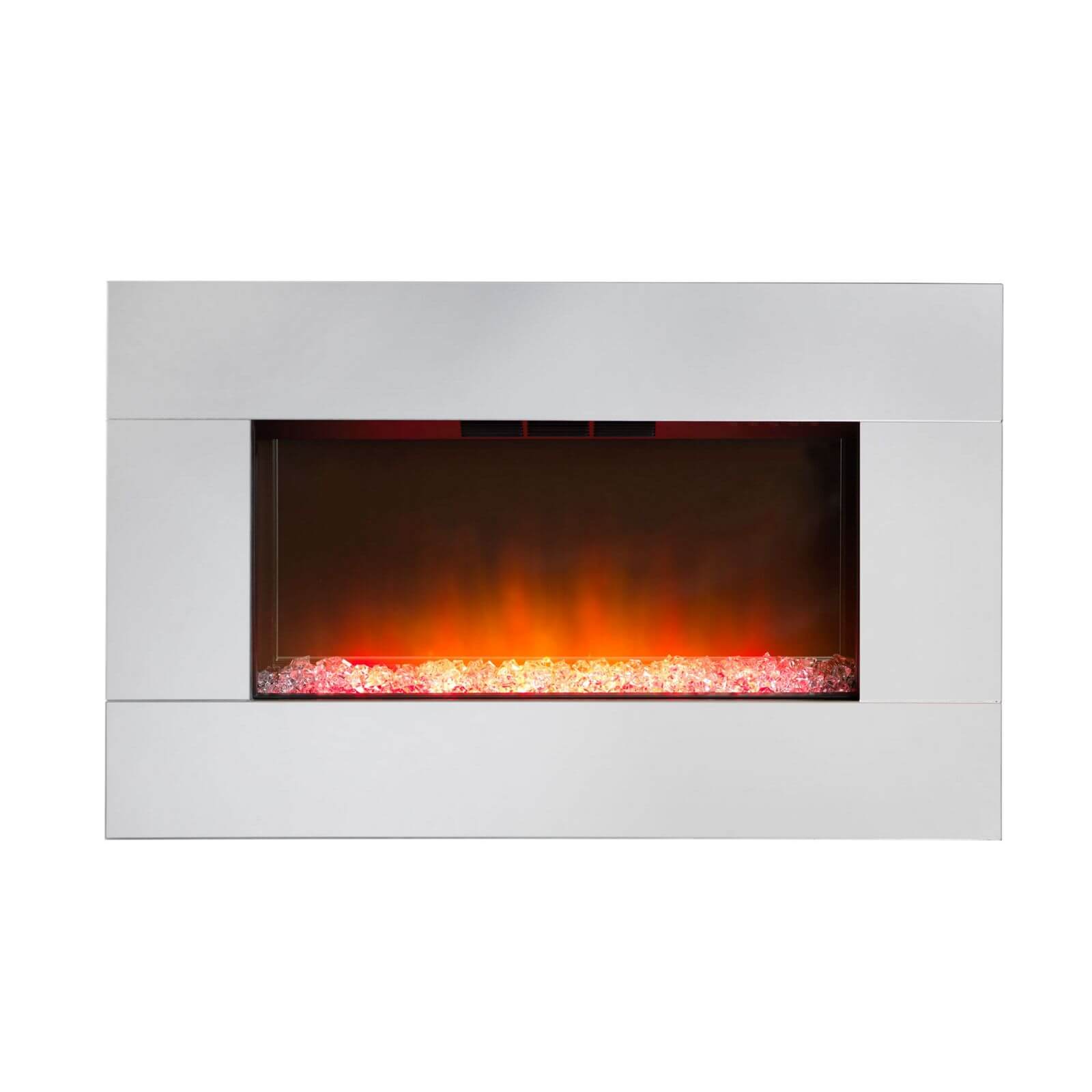 Dimplex Diamantique Optiflame Electric Fire with Wall Mounted Fitting - Mirrored Glass