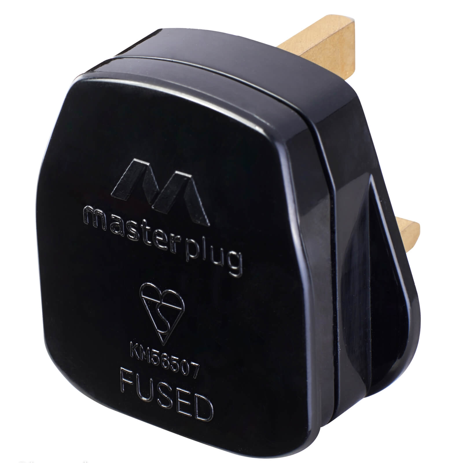 Photo of Masterplug 13a Rewirable Plug Socket Black