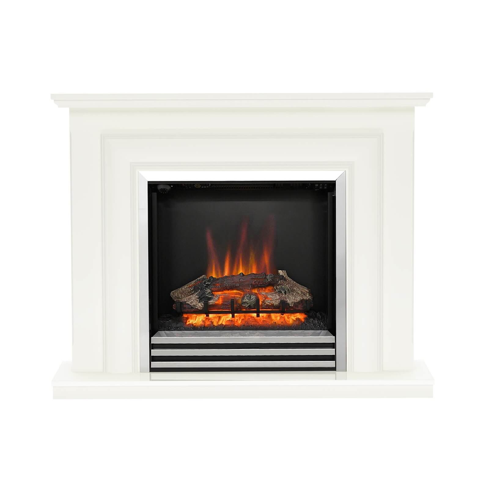 Photo of Be Modern Avensis Electric Fireplace Suite - Soft White