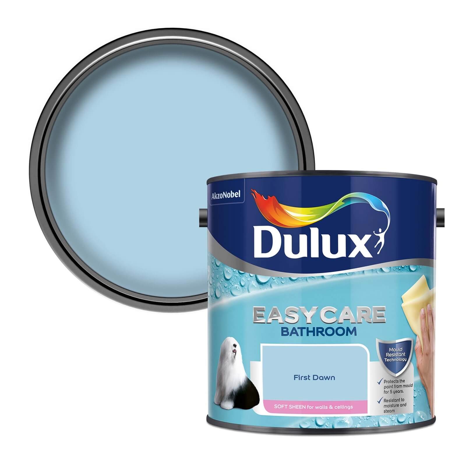 Dulux Easycare Bathroom First Dawn Blue Soft Sheen Paint - 2.5L
