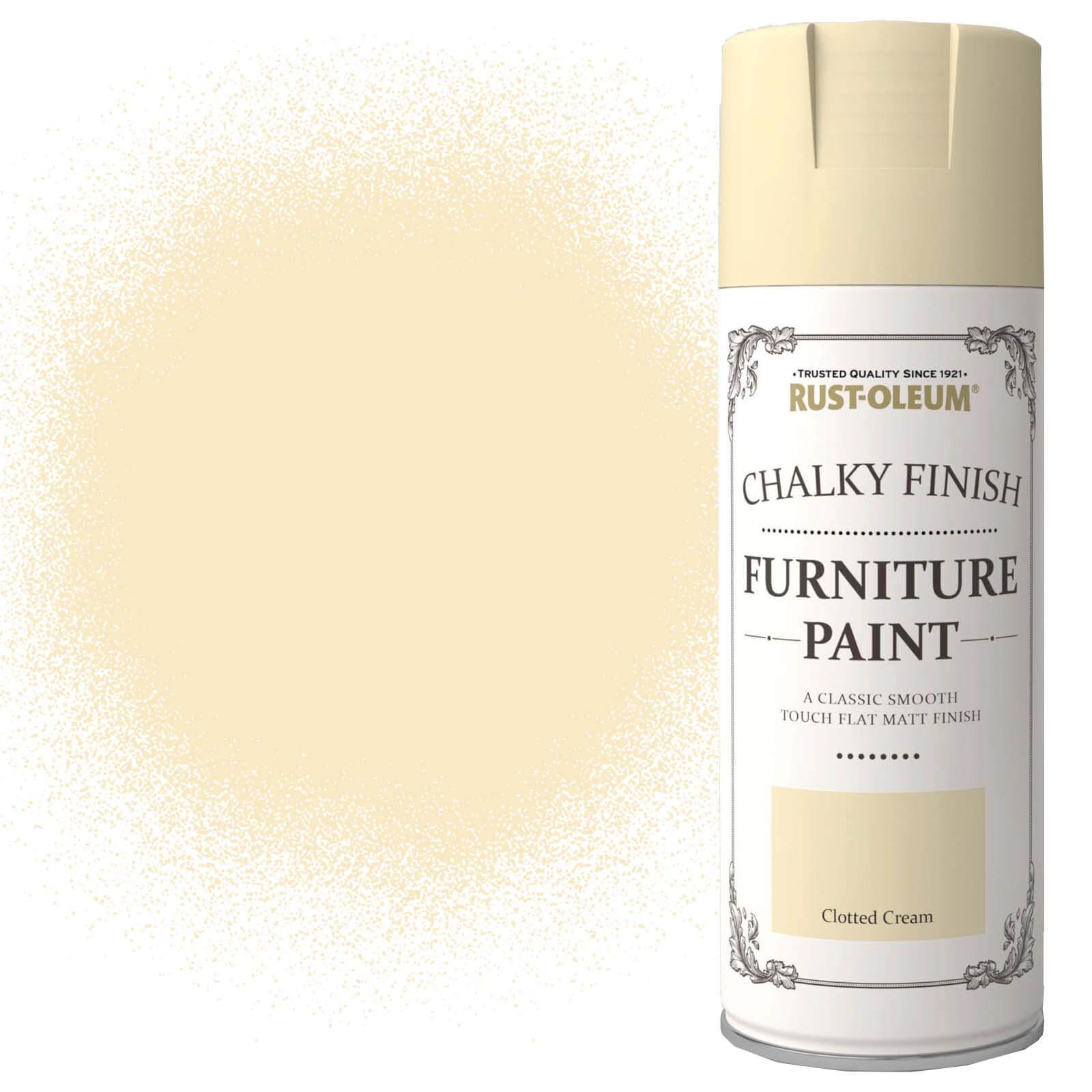 Rust-Oleum Chalky Finish Furniture Spray Paint Clotted Cream - 400ml