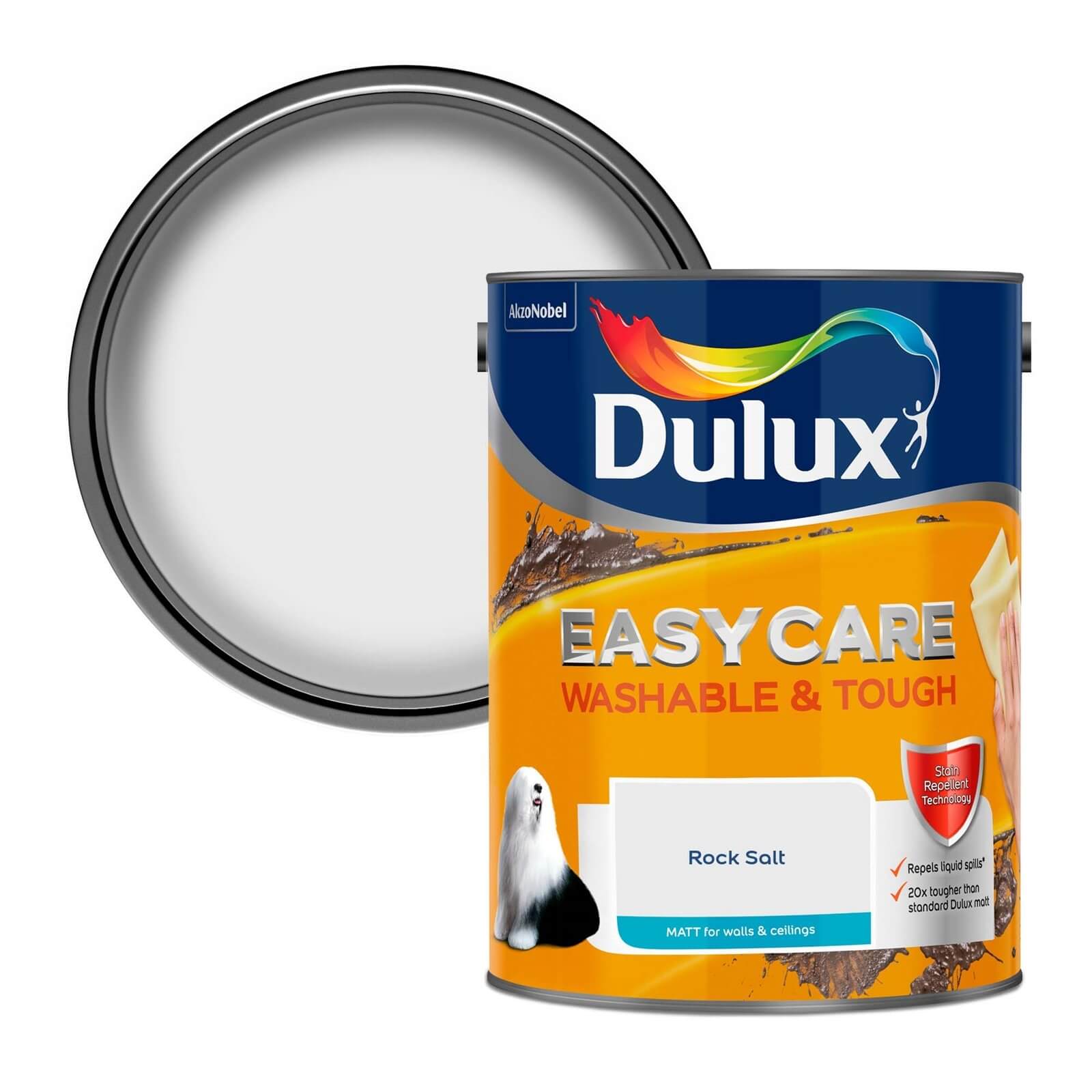 Dulux Easycare Washable & Tough Matt Paint Rock Salt - 5L